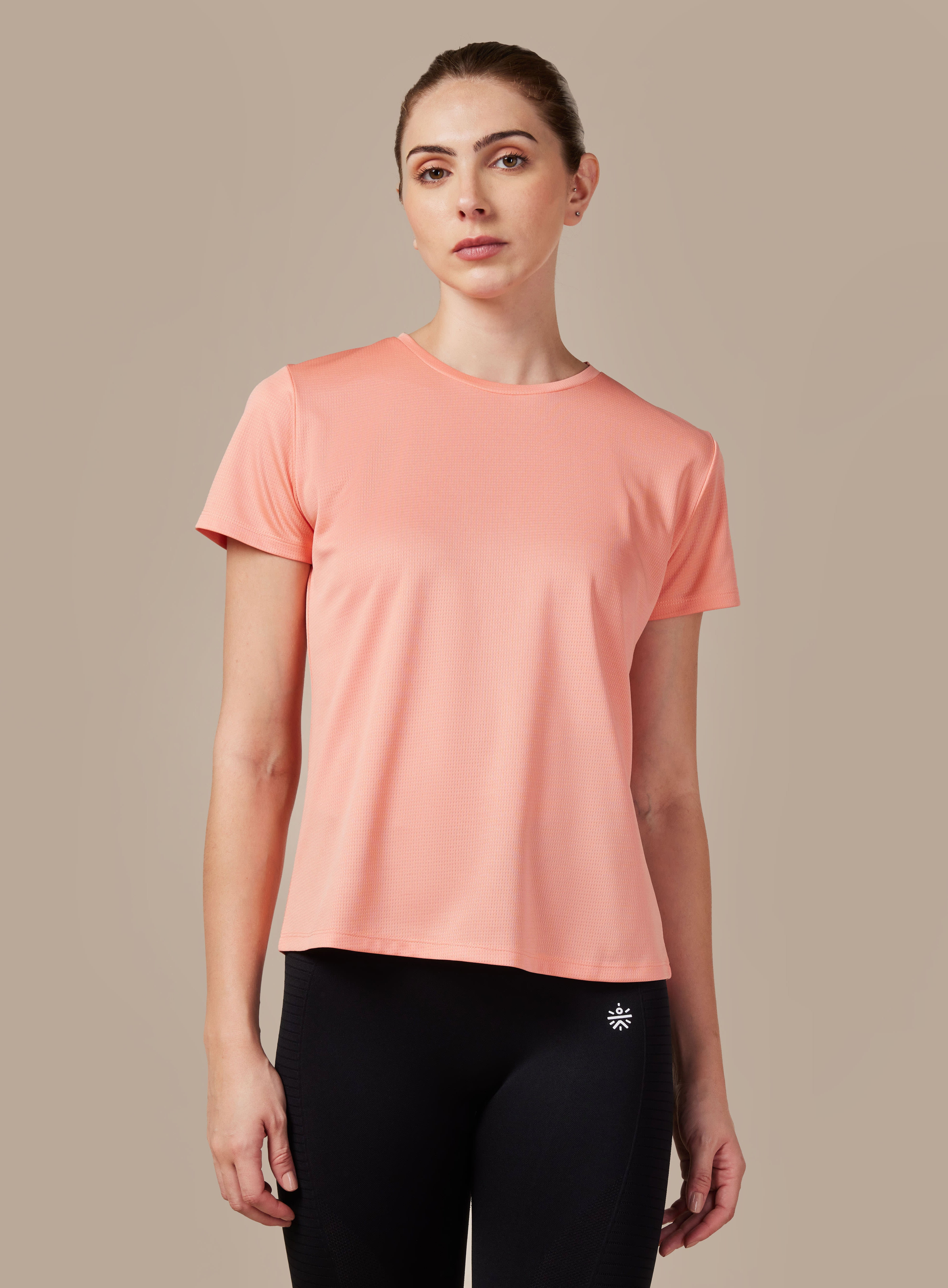 Women's Orange Performance T-shirt