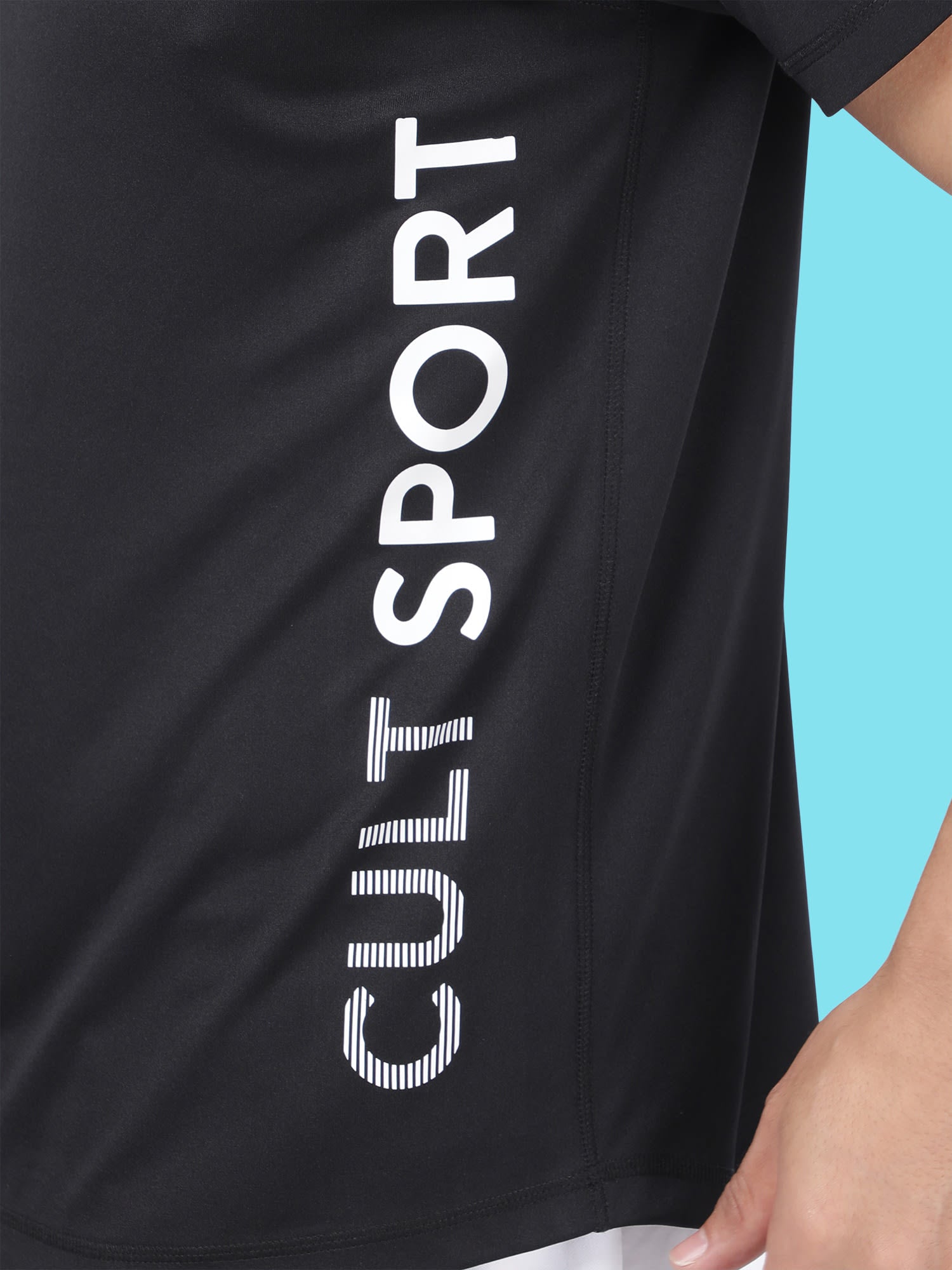 Vital Signature Black Running Relaxed Tee