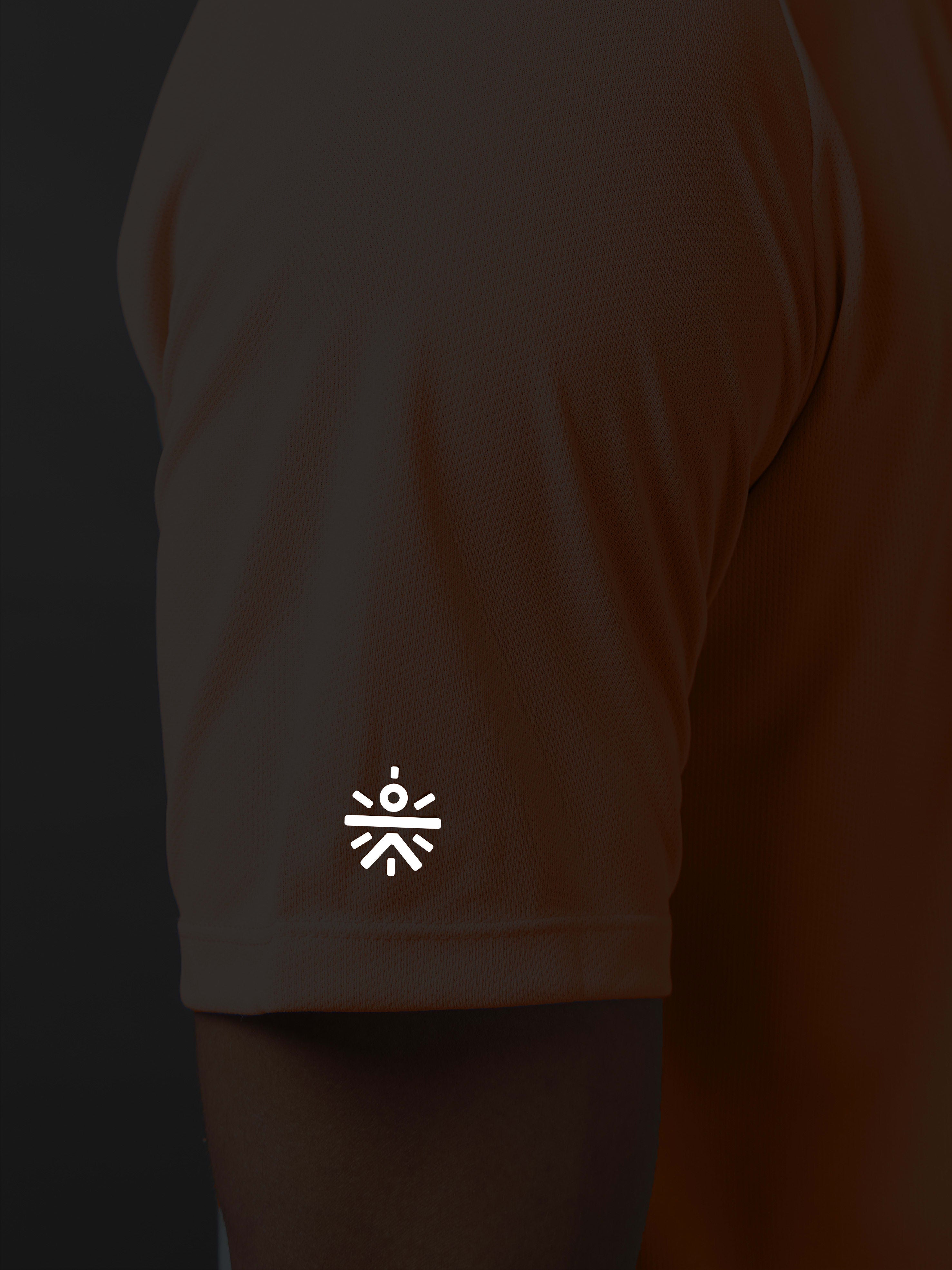 Long Distance Orange Running T-shirt