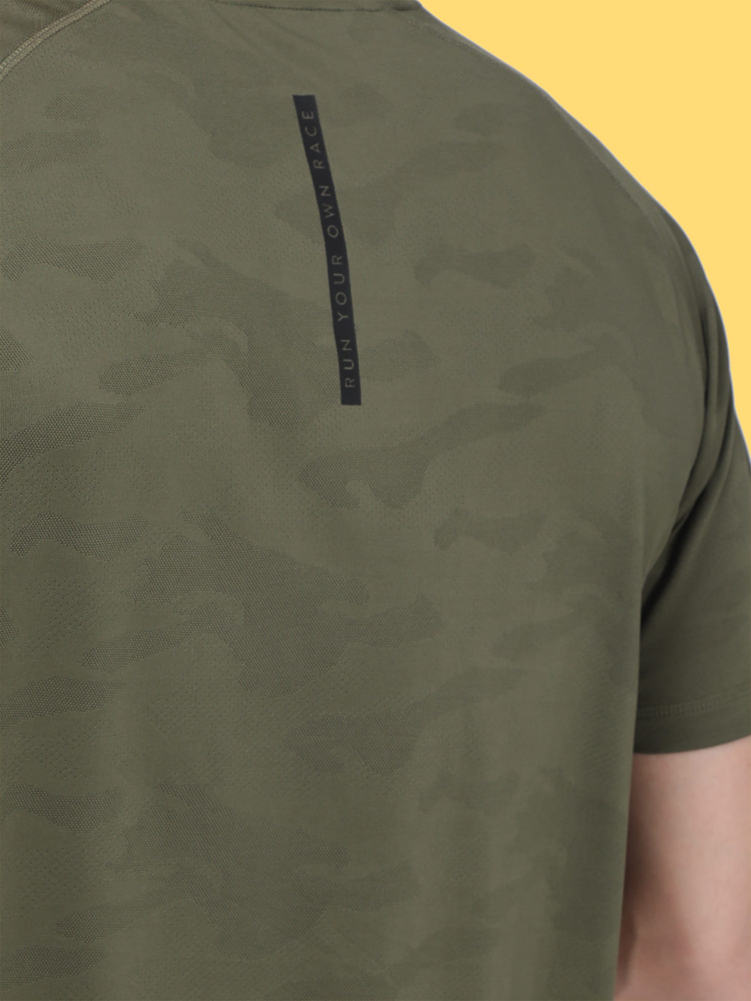 Vital Breathe Olive Running Relaxed Tee