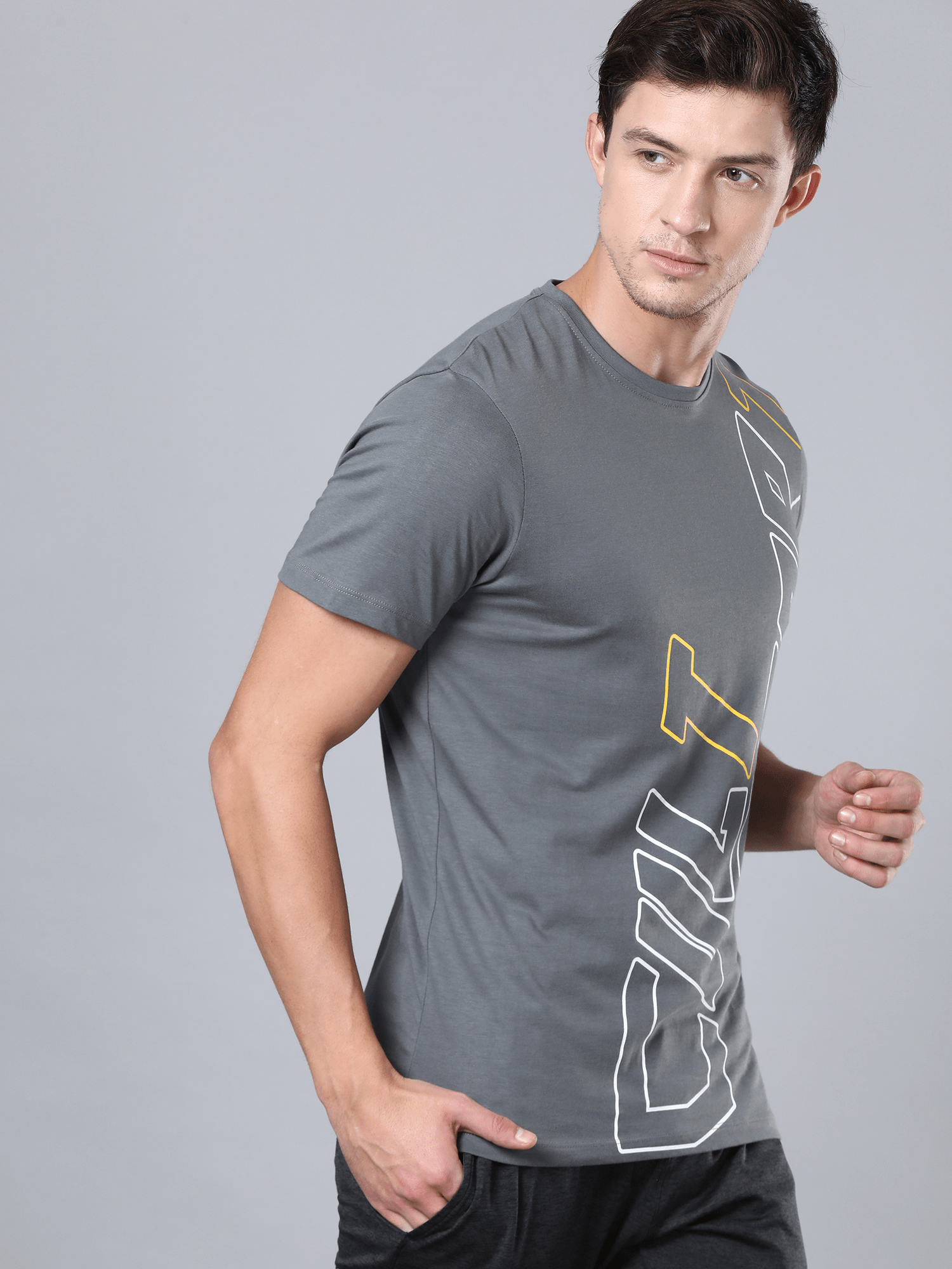 Flydry Cotton GreyStone Workout Tee