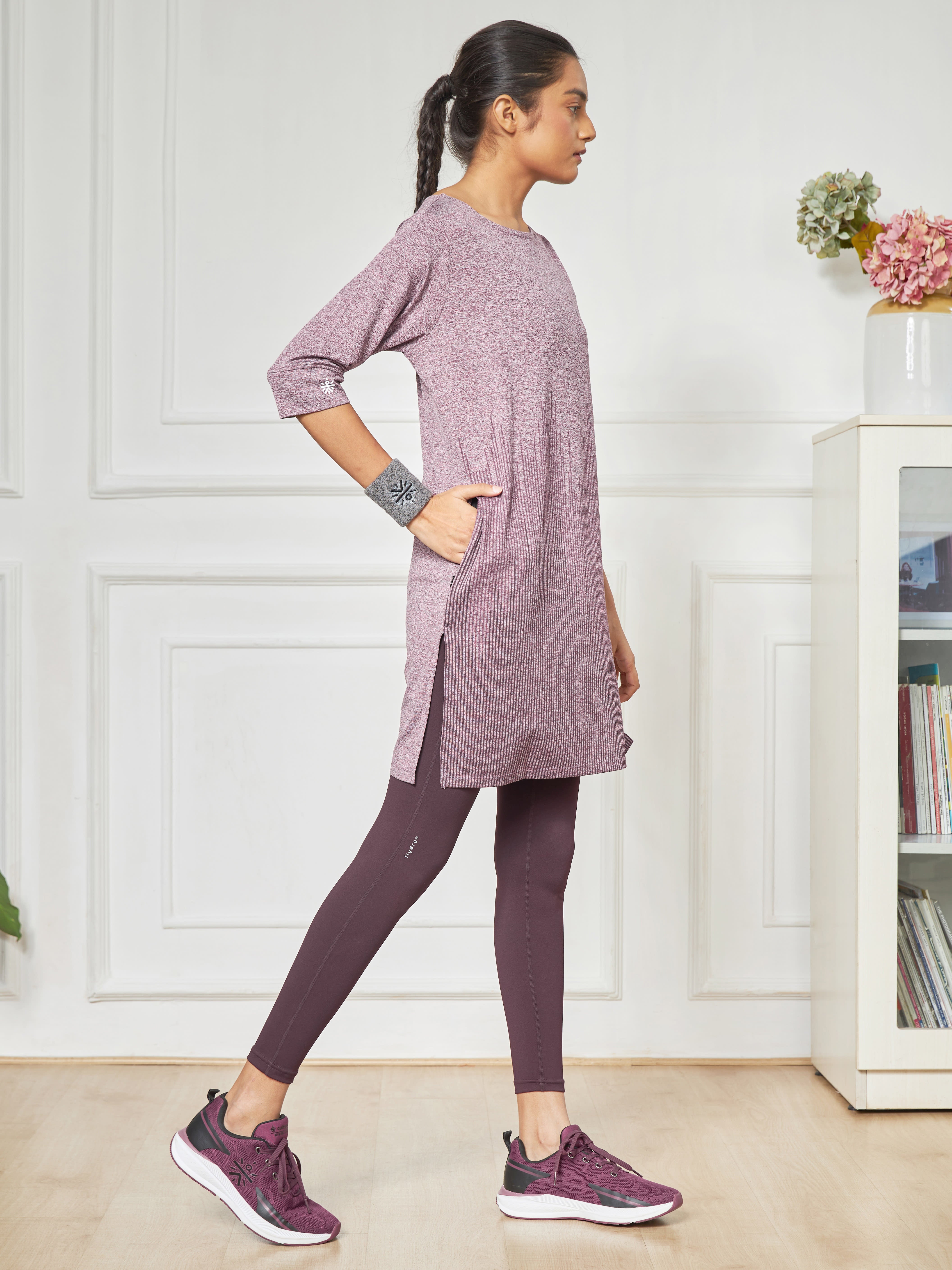 Printed Activ-Kurti with Side Pocket