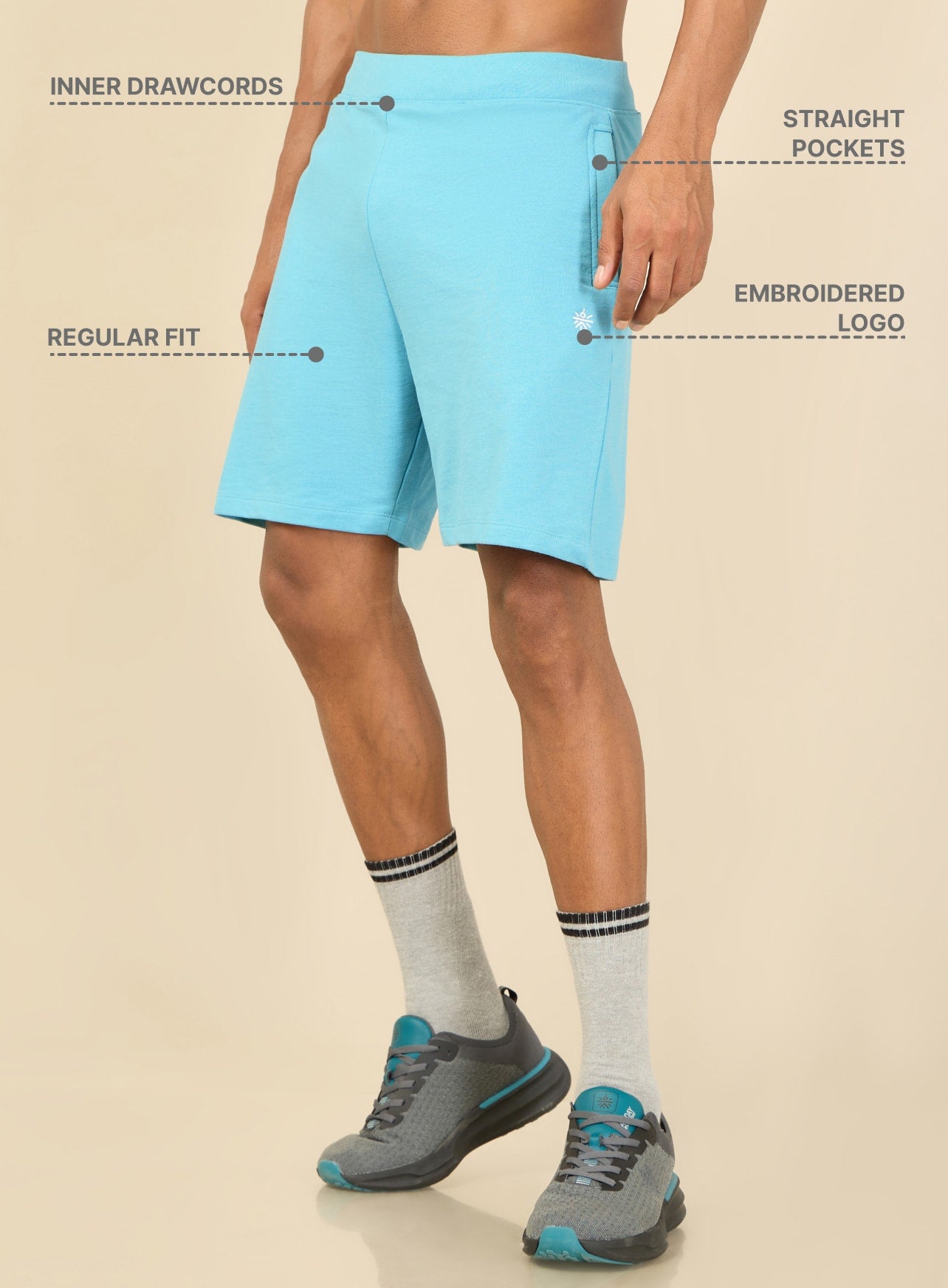 Blue Cult Leisure Shorts for Men