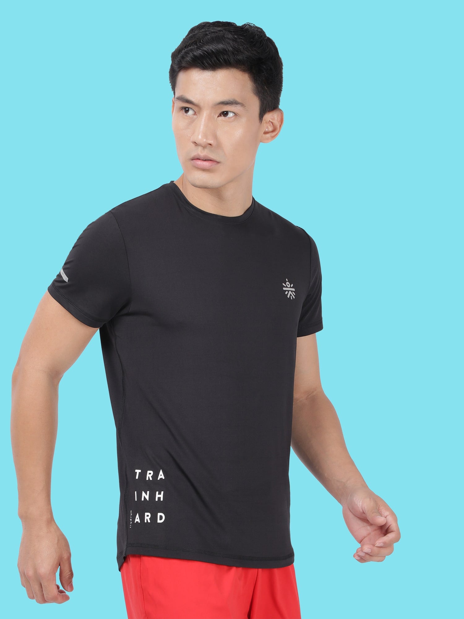 Vital Train Hard Black Tee