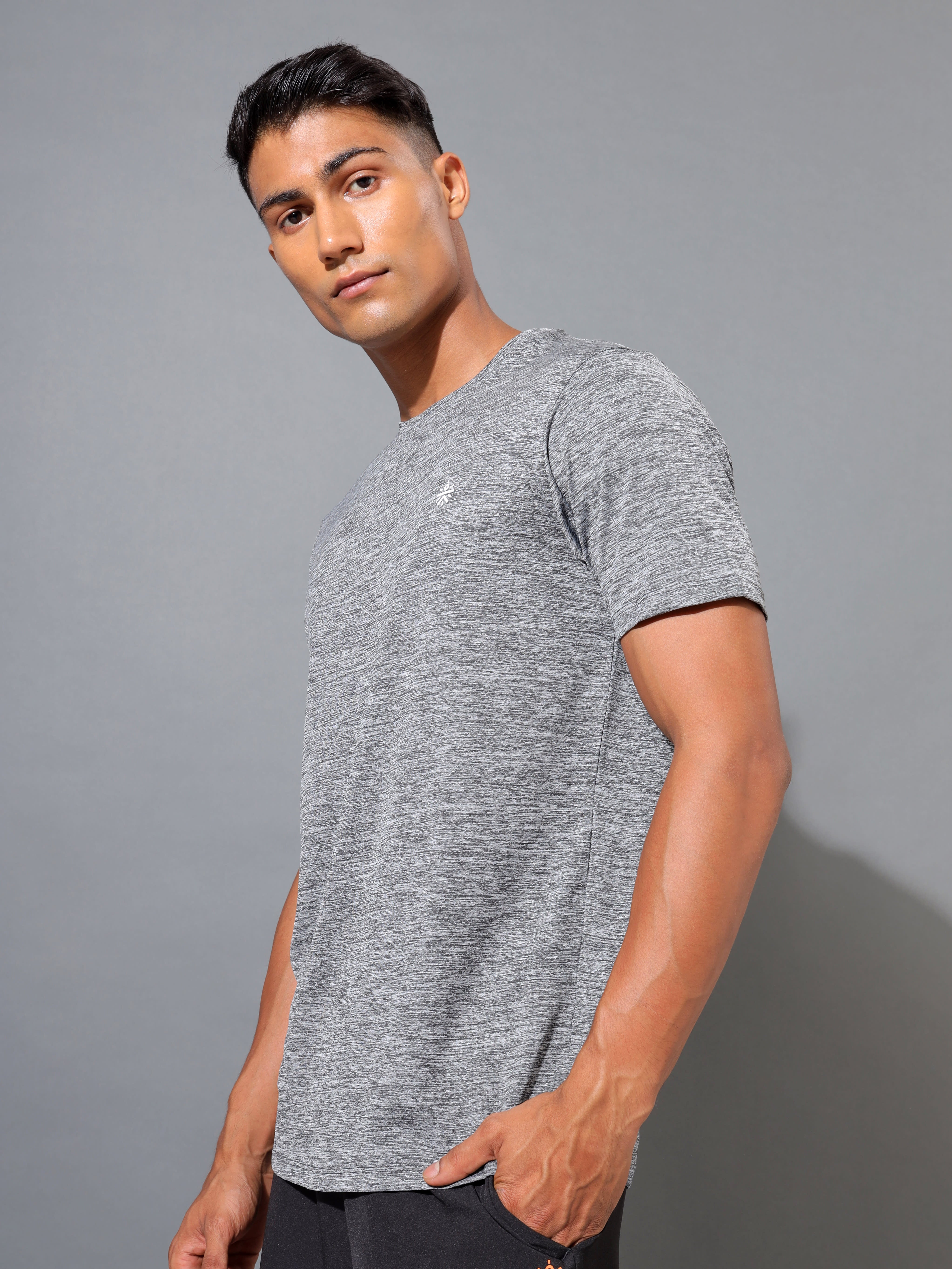 Textured Performance Logo T-shirt