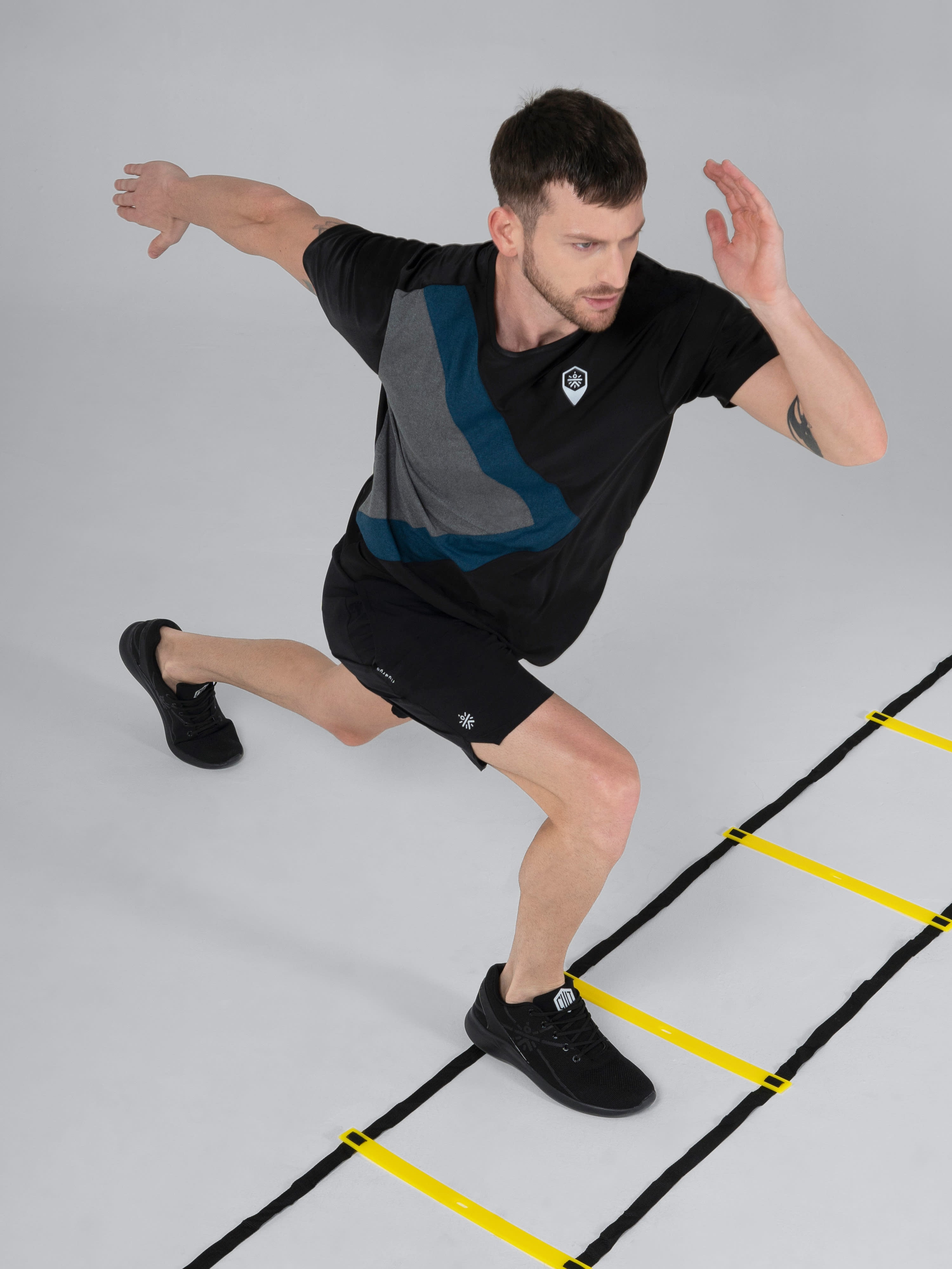 FAB Men's Colourblock Workout T-shirt