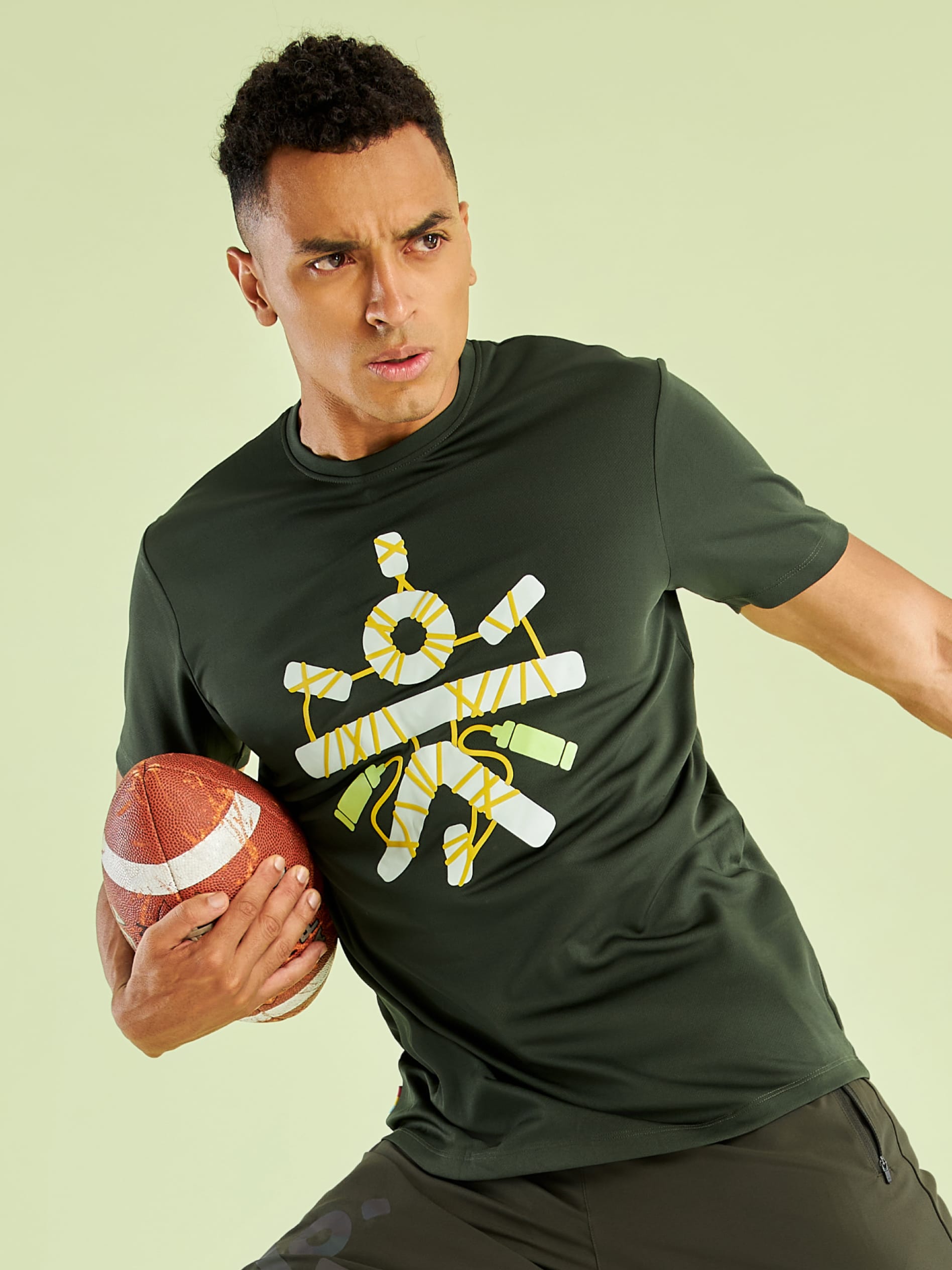 Graphic Print Performance T-shirt