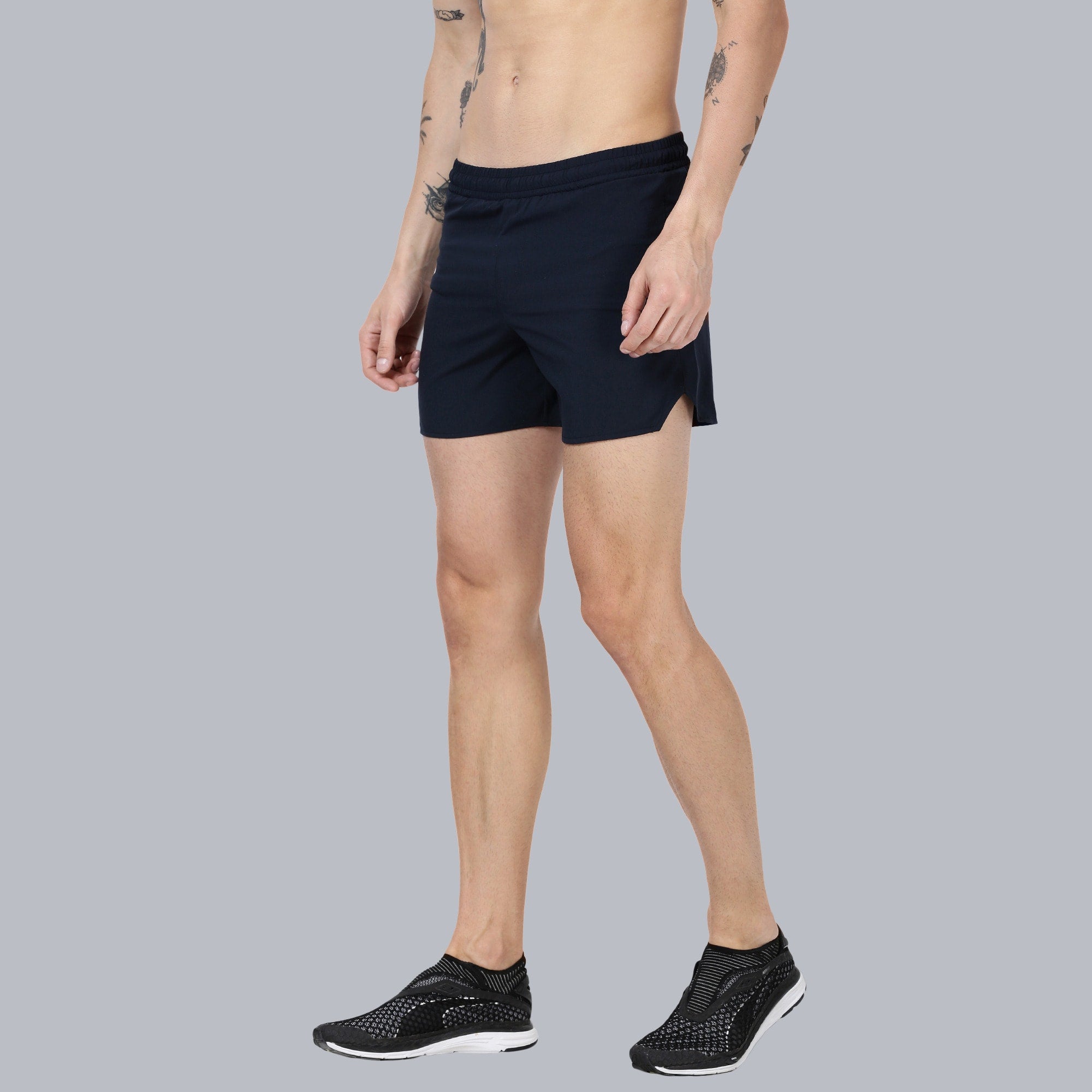 Vitals Bolt Blue Running Shorts