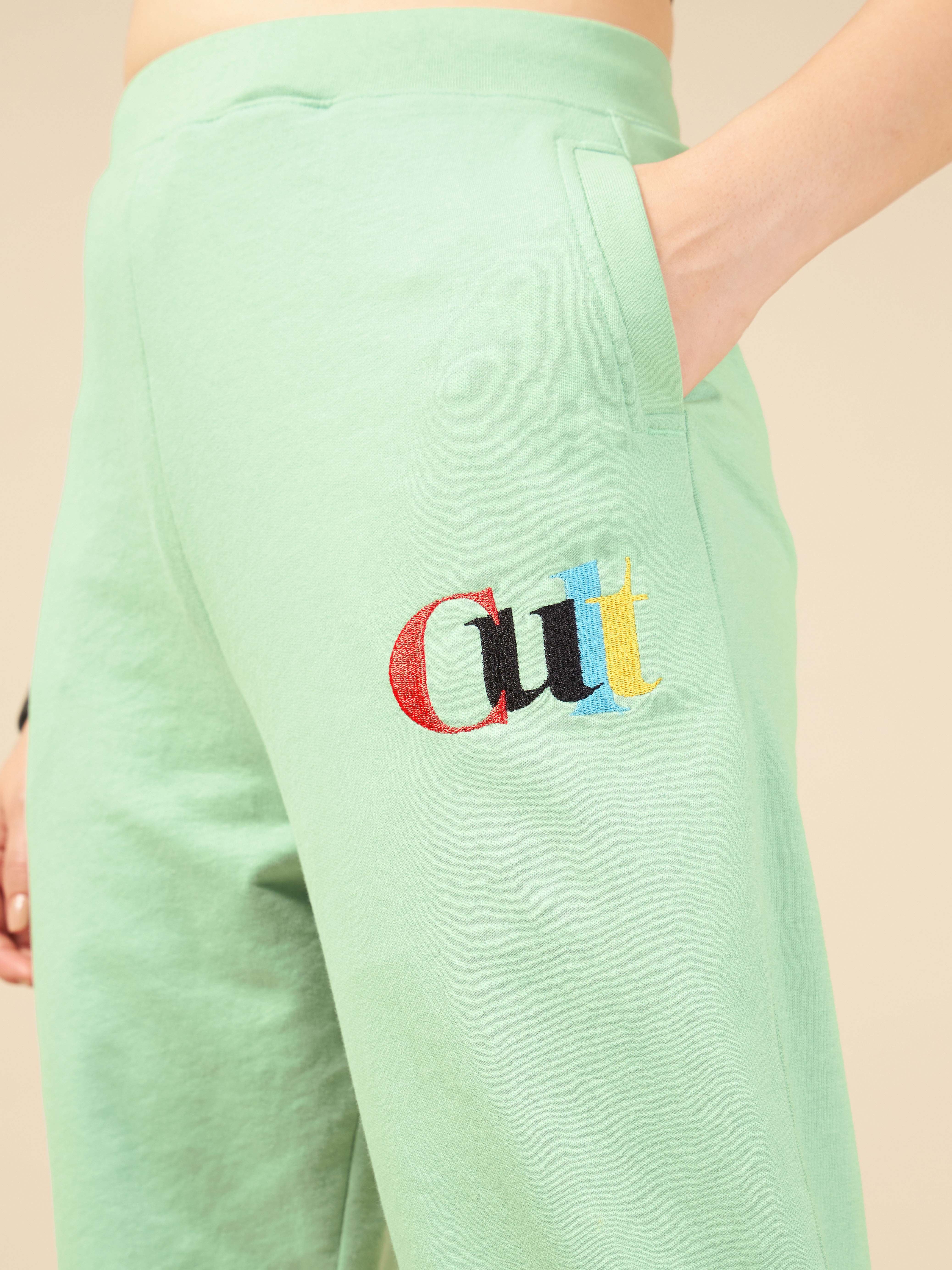 Women Green Cult Club Joggers