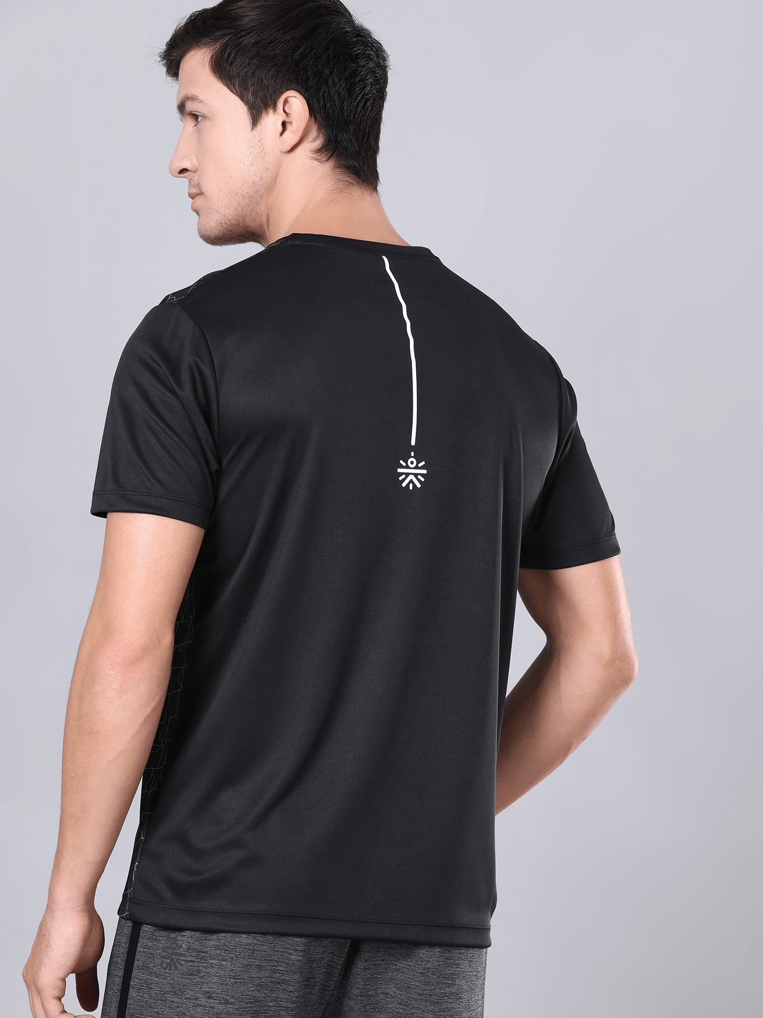 Dug Out Puzzle Black Workout Tee