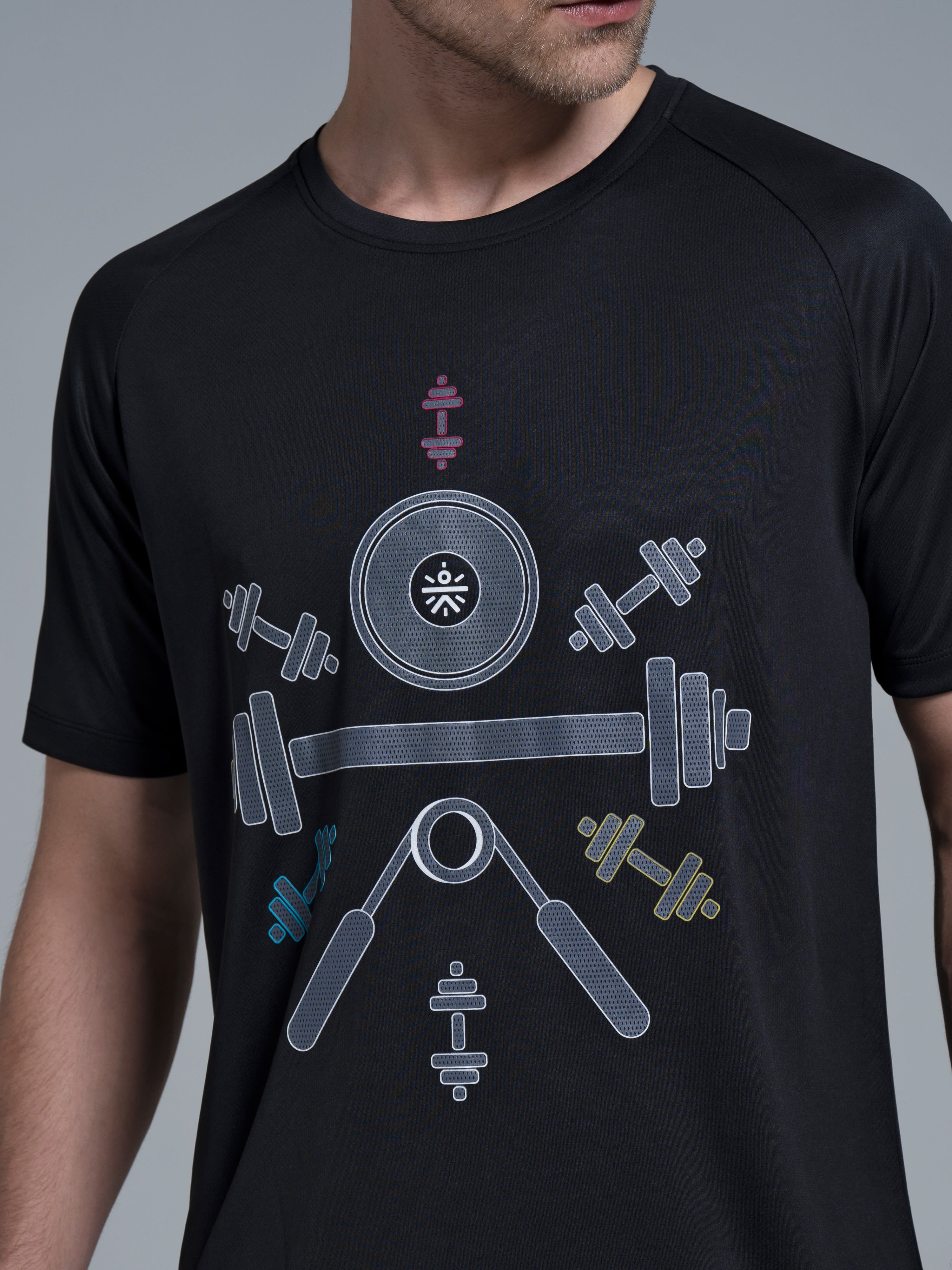 Men's Dumbbell Training T-shirt