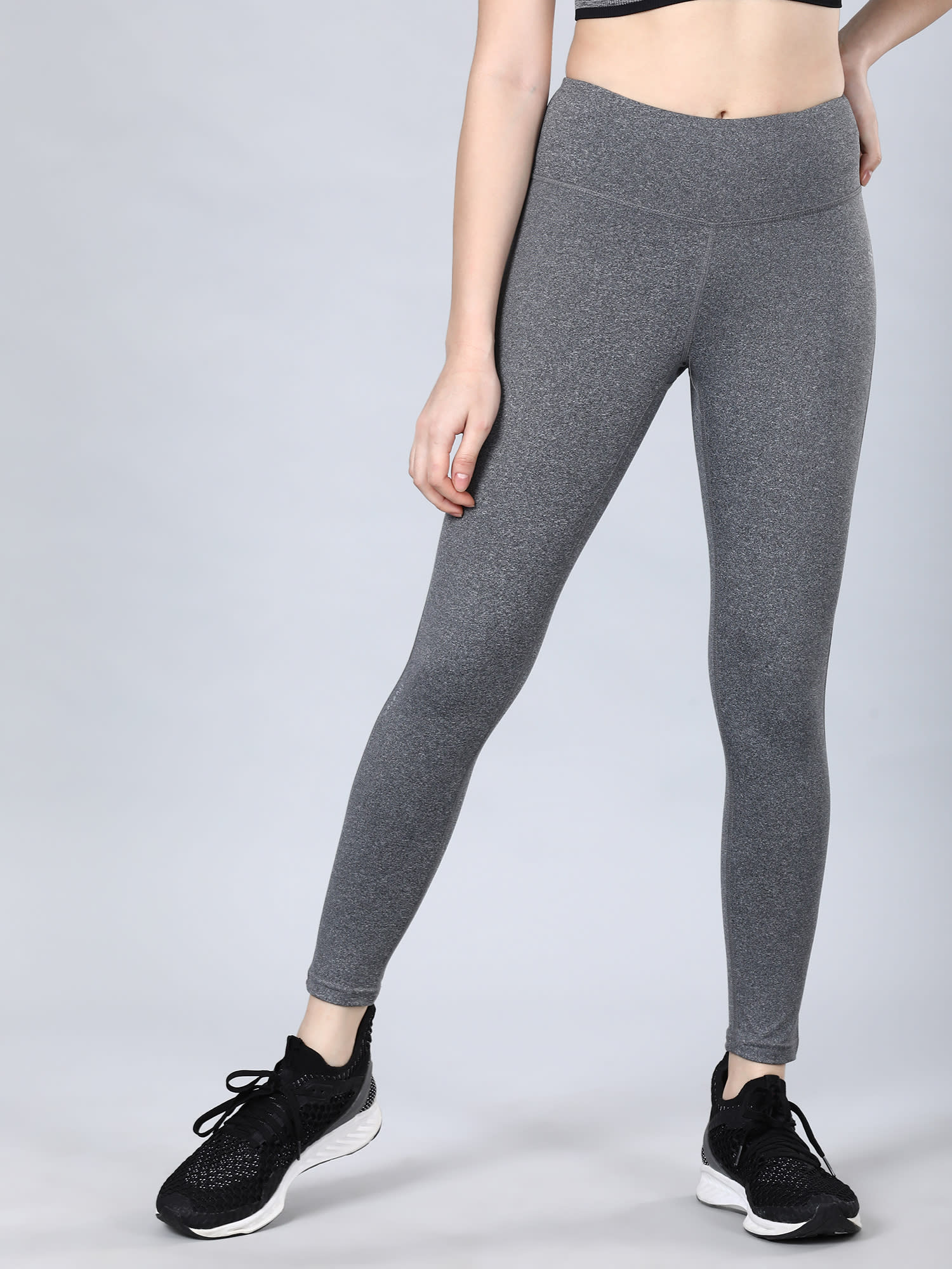Absolute Fit Challenge Grey Grindle Workout Leggings
