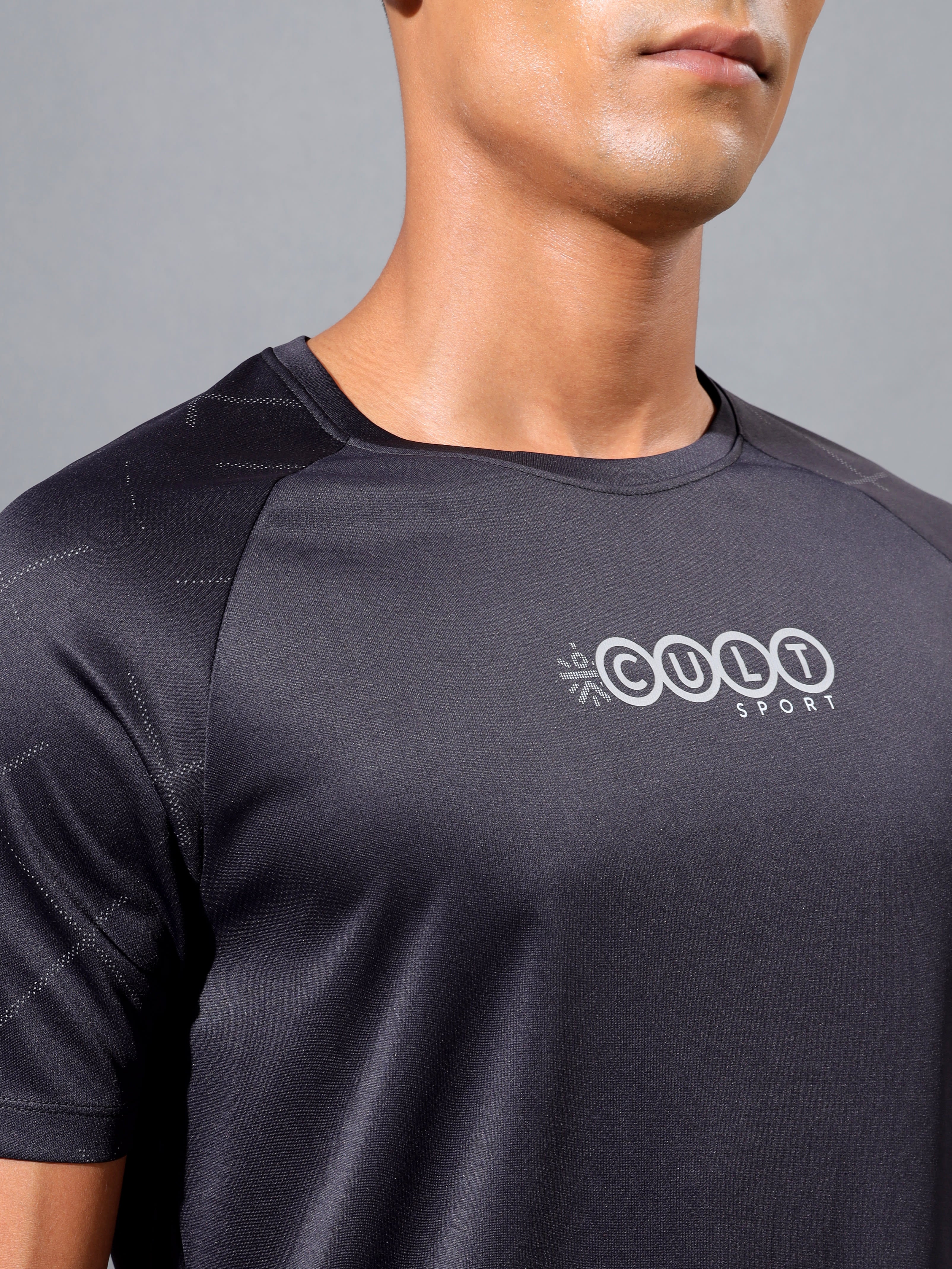 Performance T-shirt with Chest Print