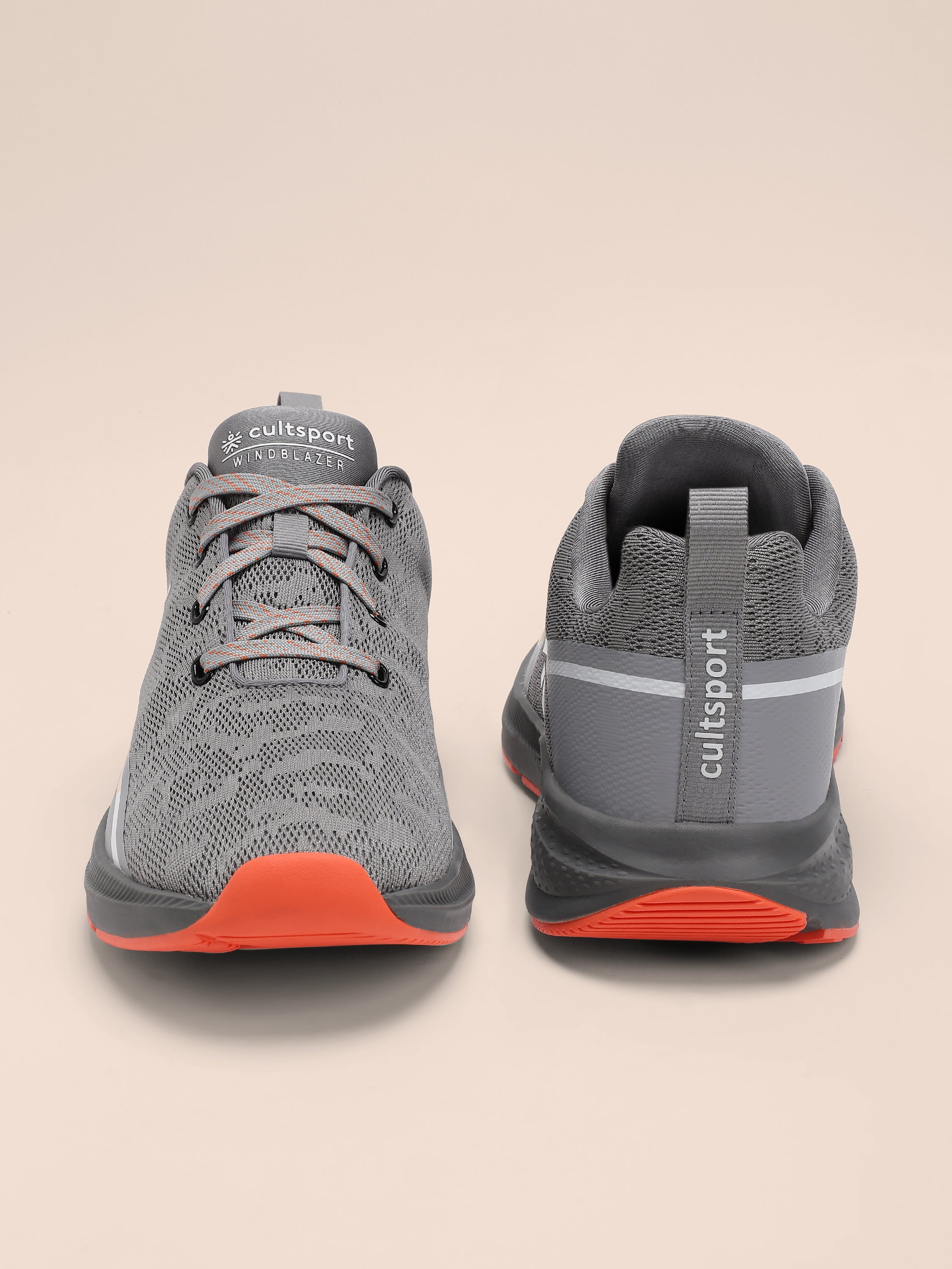 cult Windblazer Men Running Shoes - Grey/Orange
