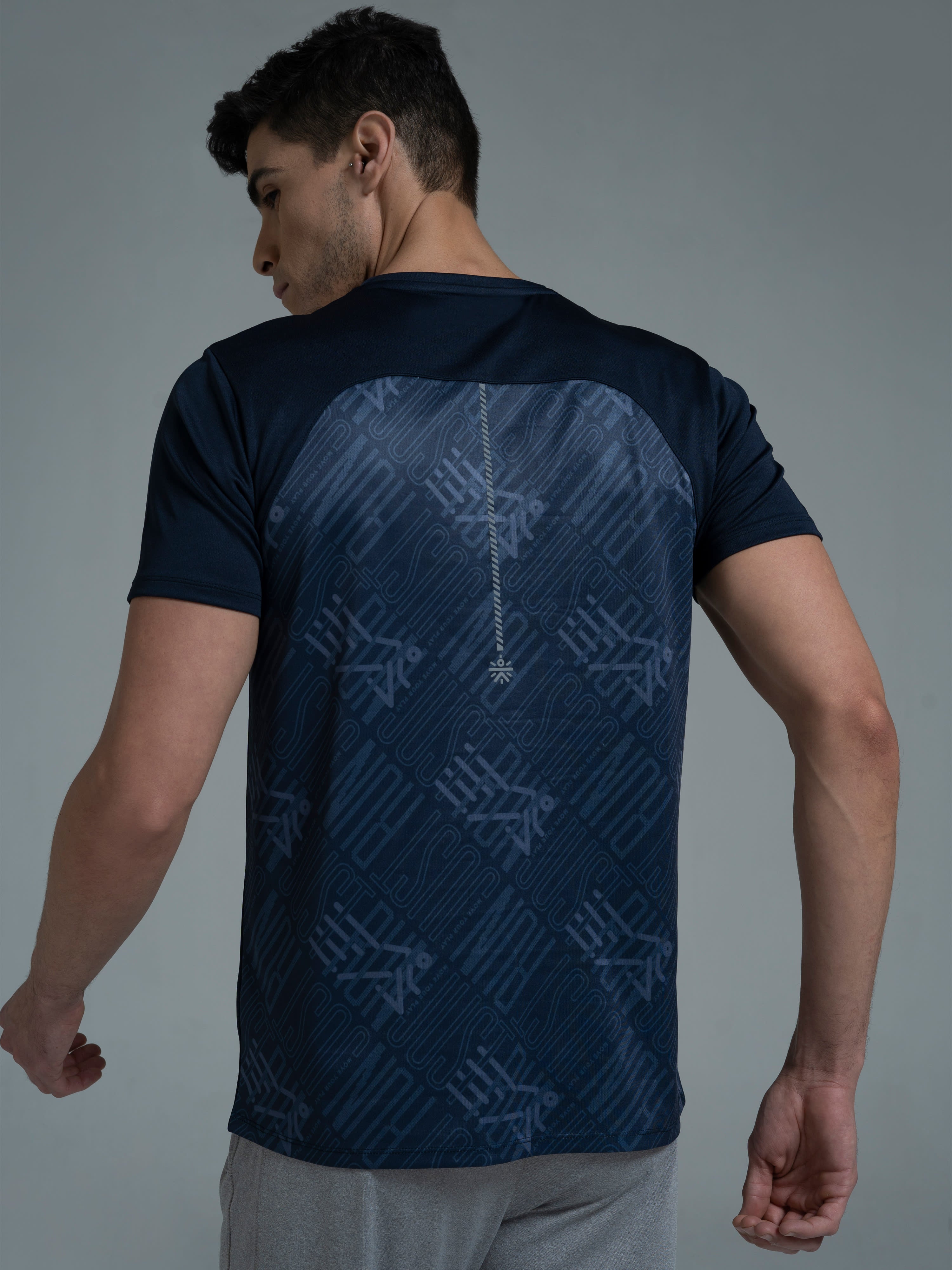 FlashRun Print Mix Men's Running T-shirt