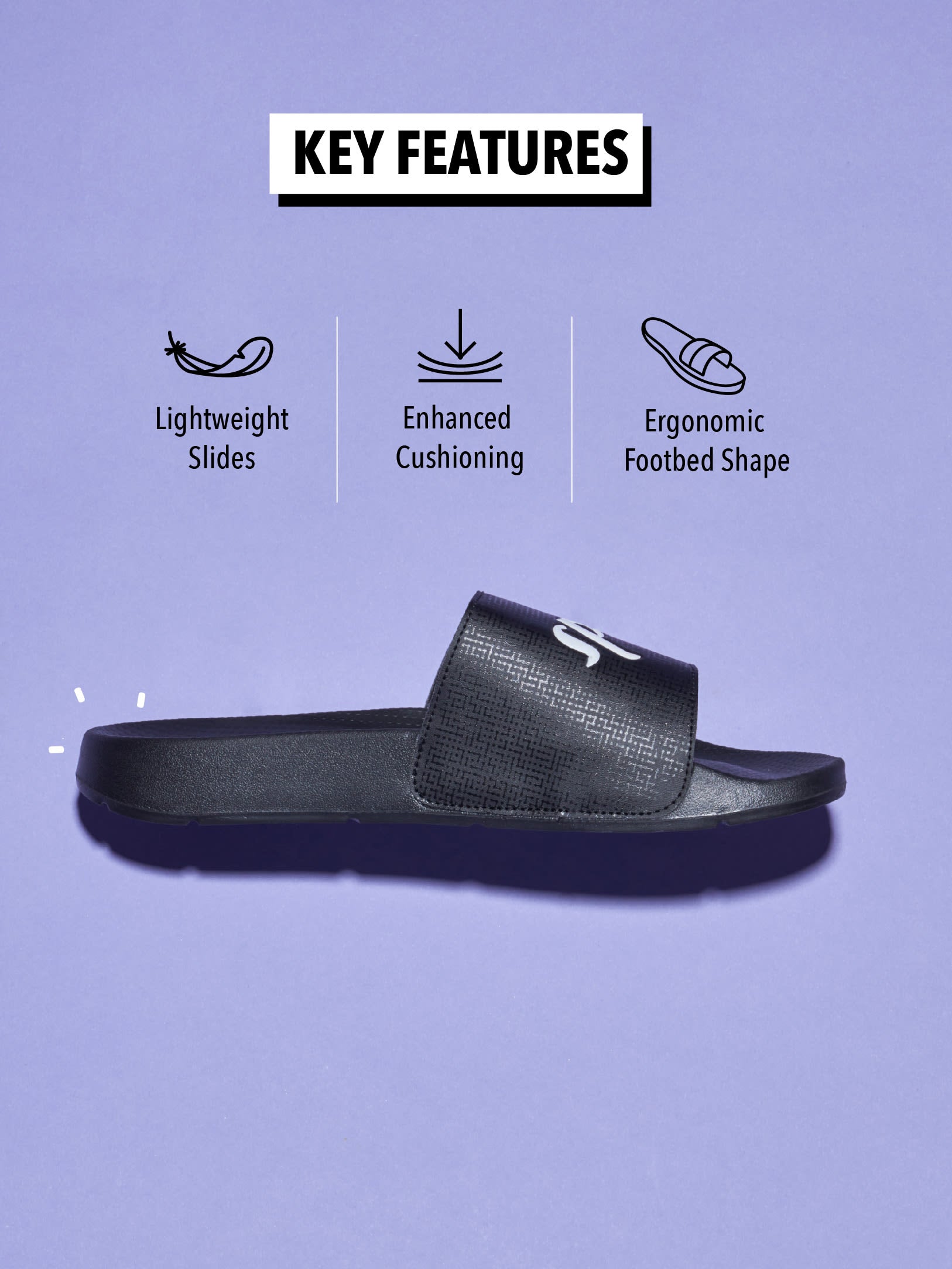 cult Swift Black Men Slides