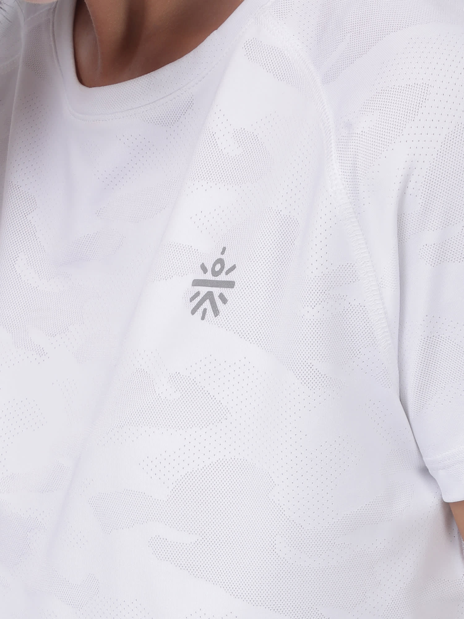 Vital Track White Running Relaxed Tee