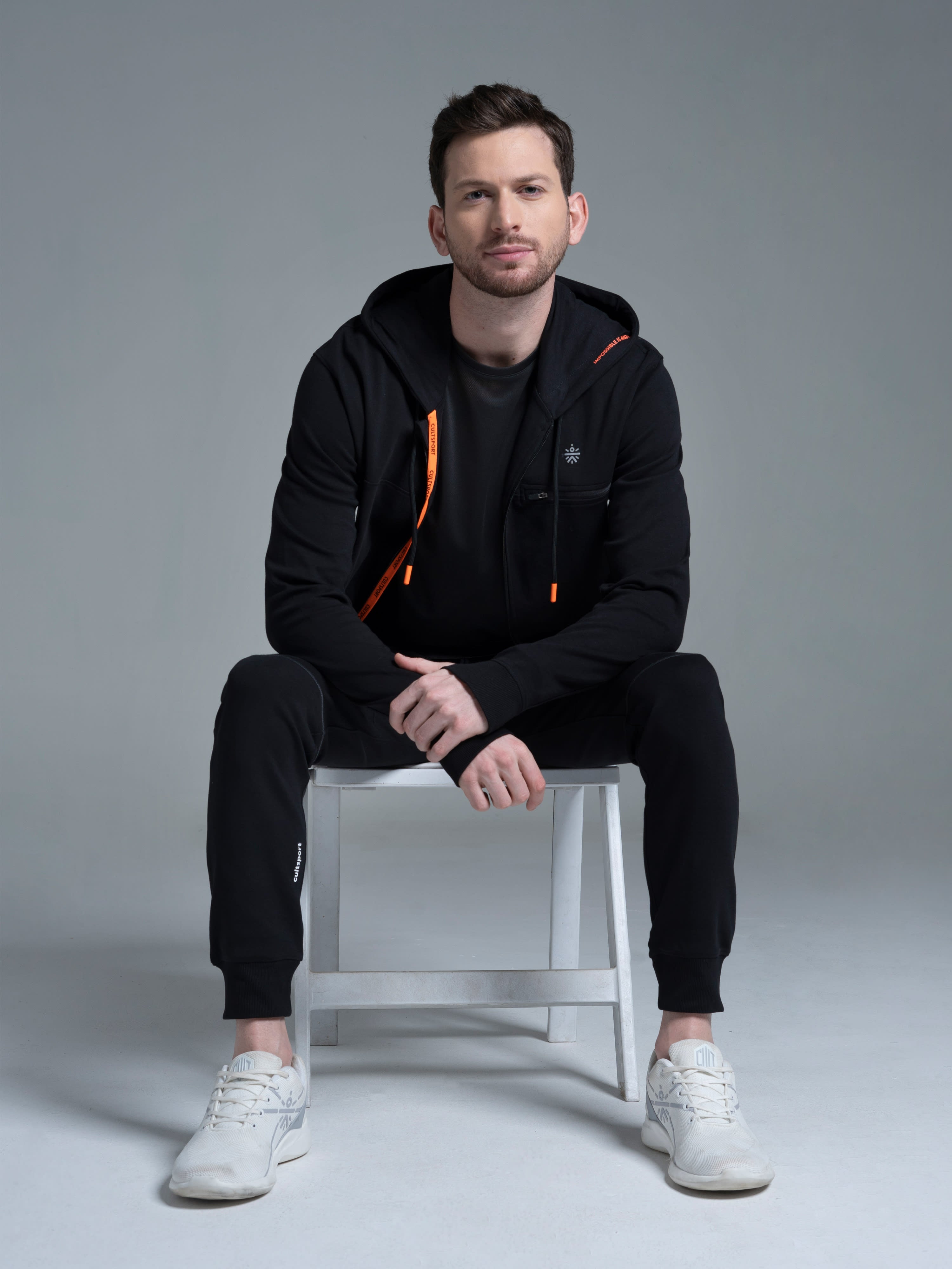 Flexoft Men's Staple Hooded Sweatshirt with Zipper