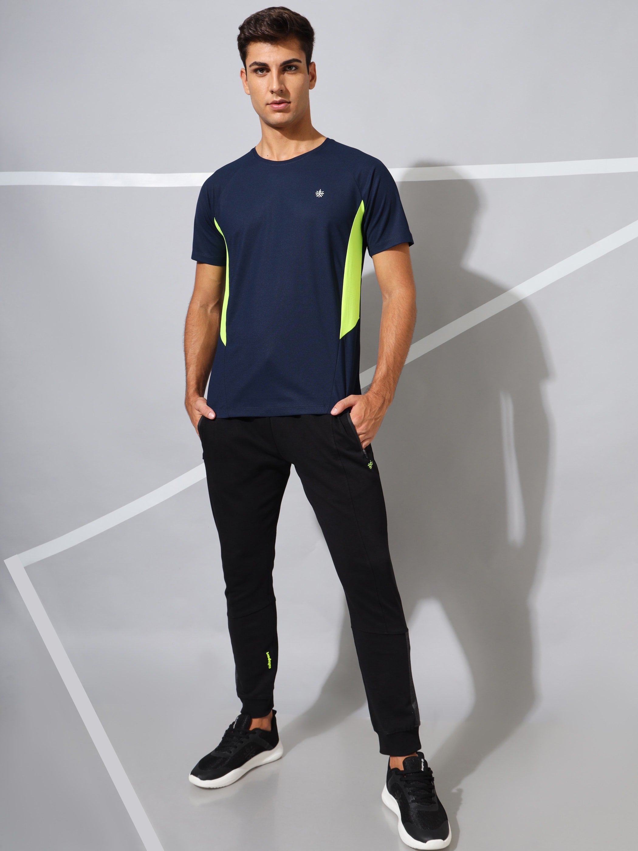 Colourblock Panel Active T-shirt