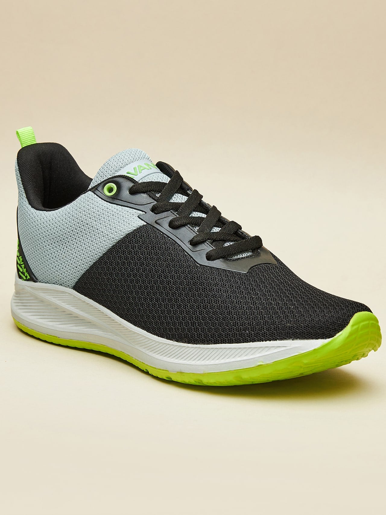 Avant Men's Racer Walking Shoes-L.Grey/Black