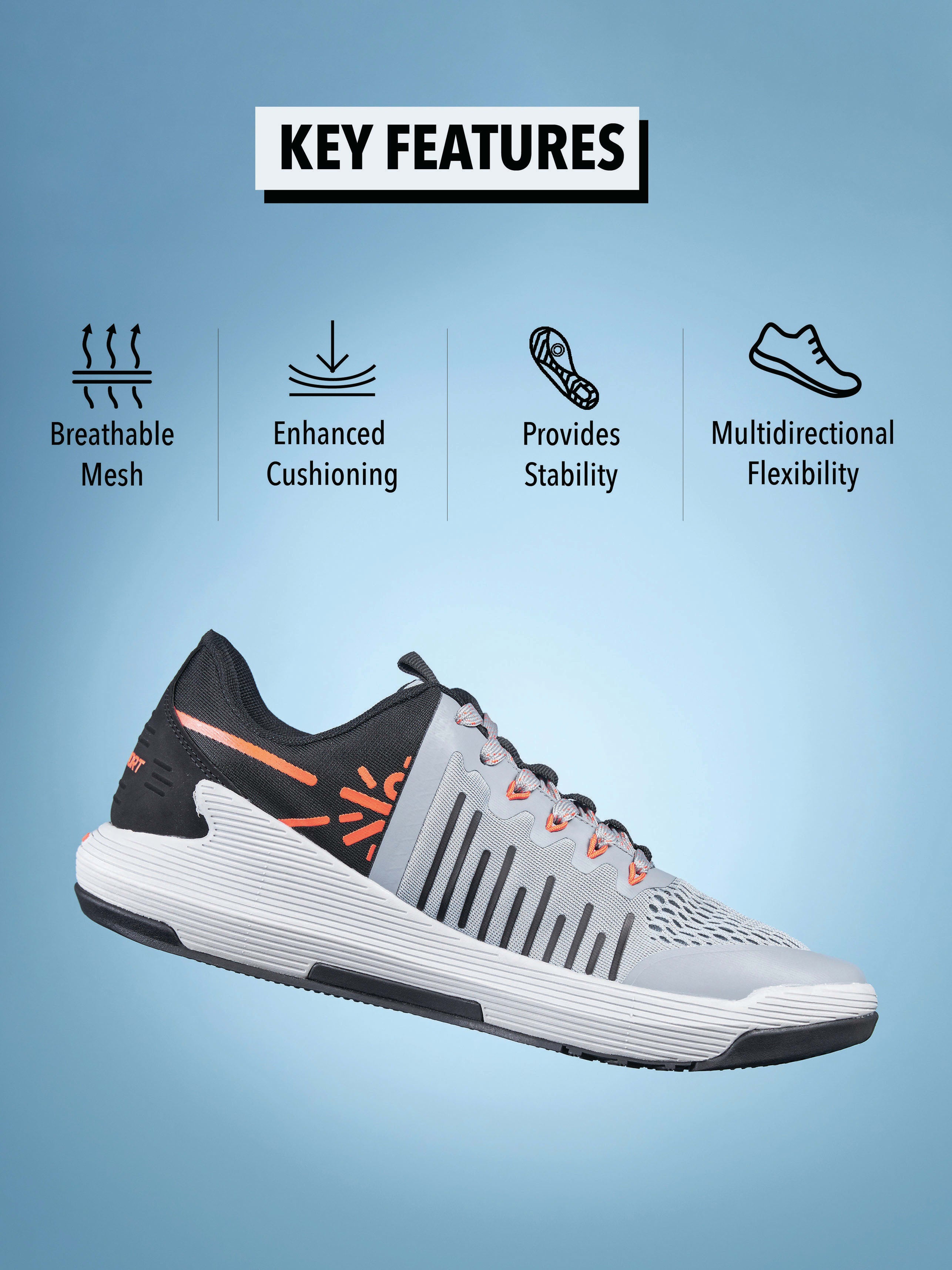 cult Impact Men Training Shoes - Grey