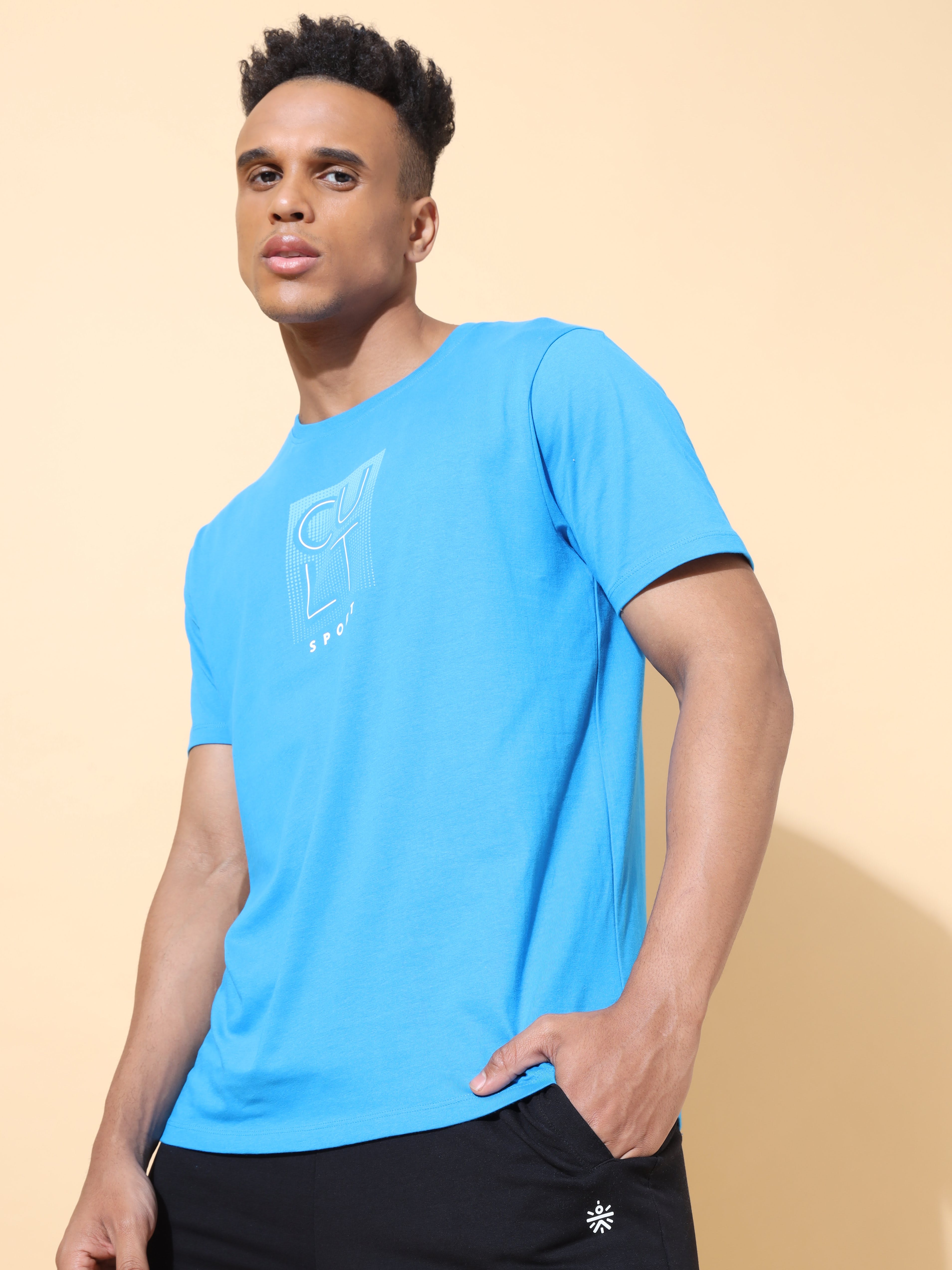 Comfort T-shirt with Tonal Chest Print