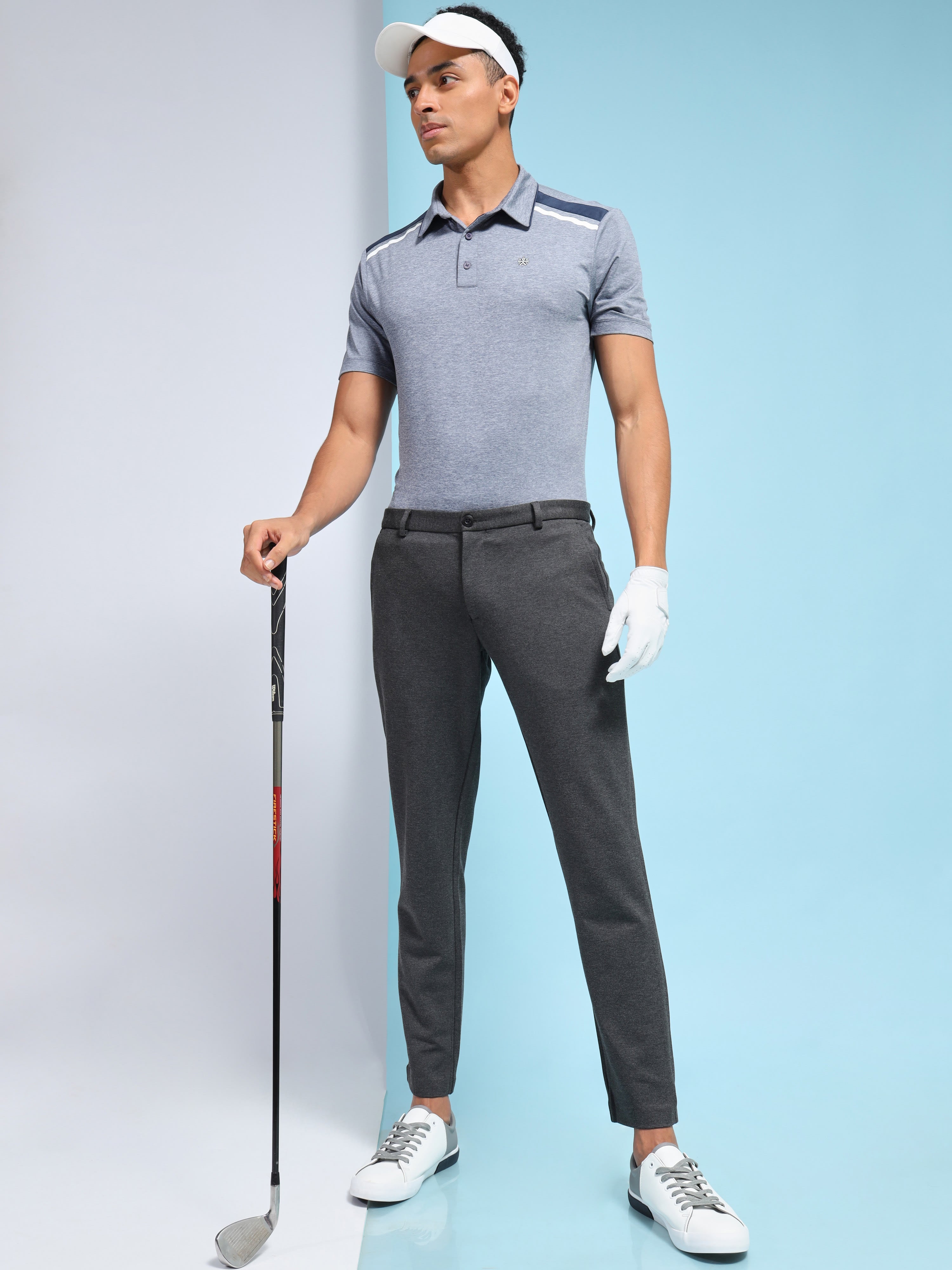 Textured Classic Polo T-shirt