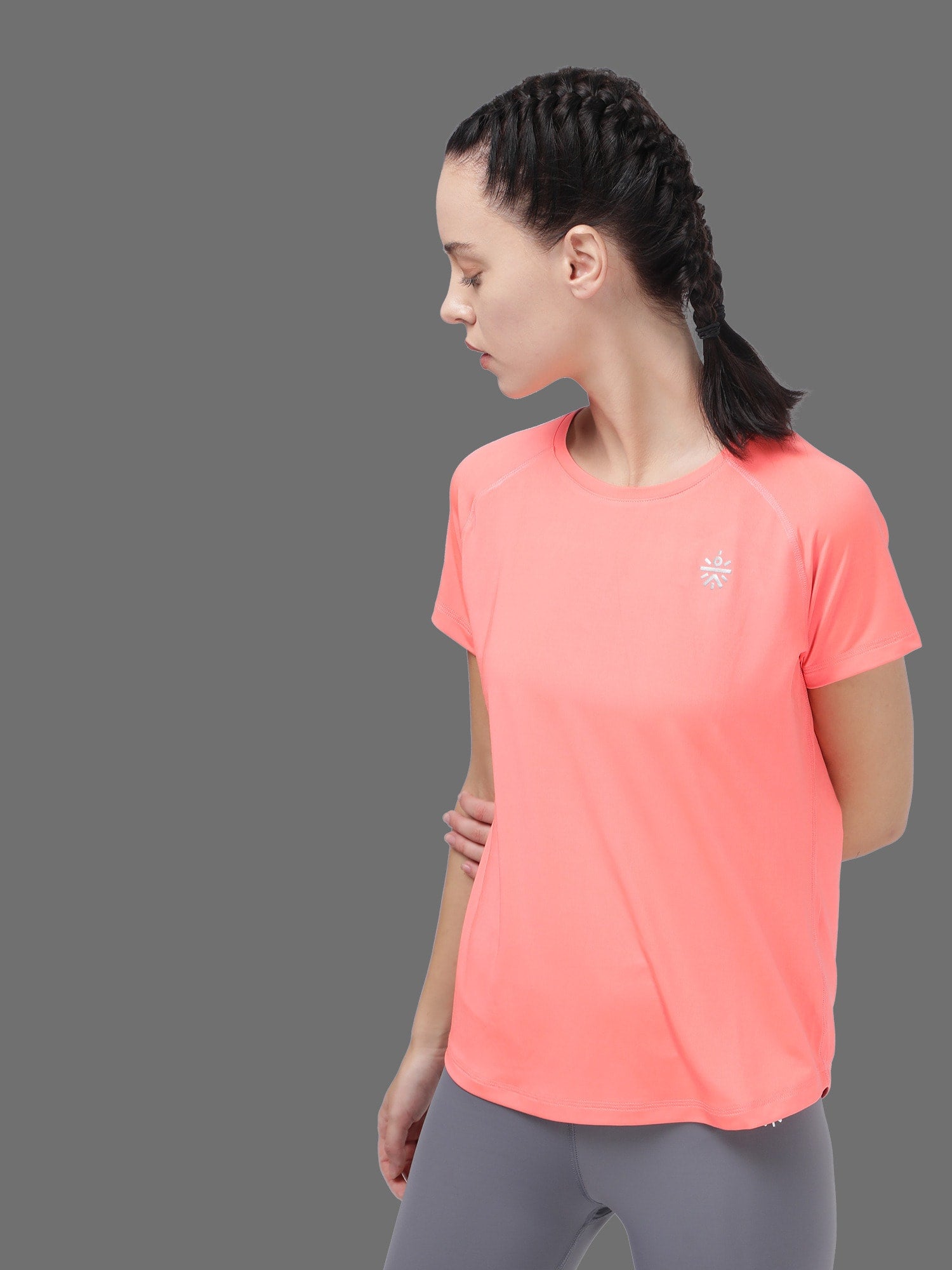 Vital Rep Peach Training Slim Tee