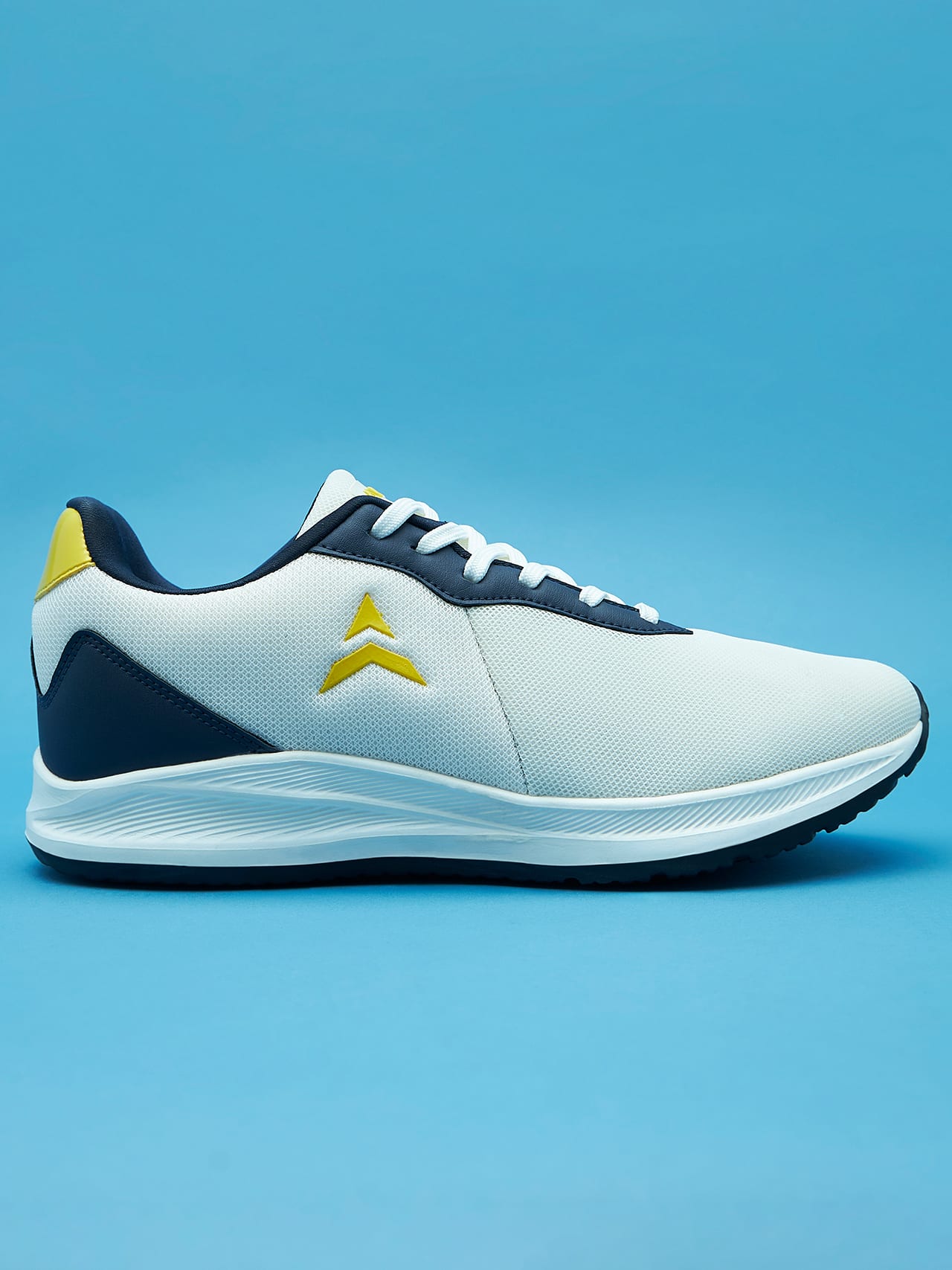 Mens - Shoes - White-Navy - UK 8
