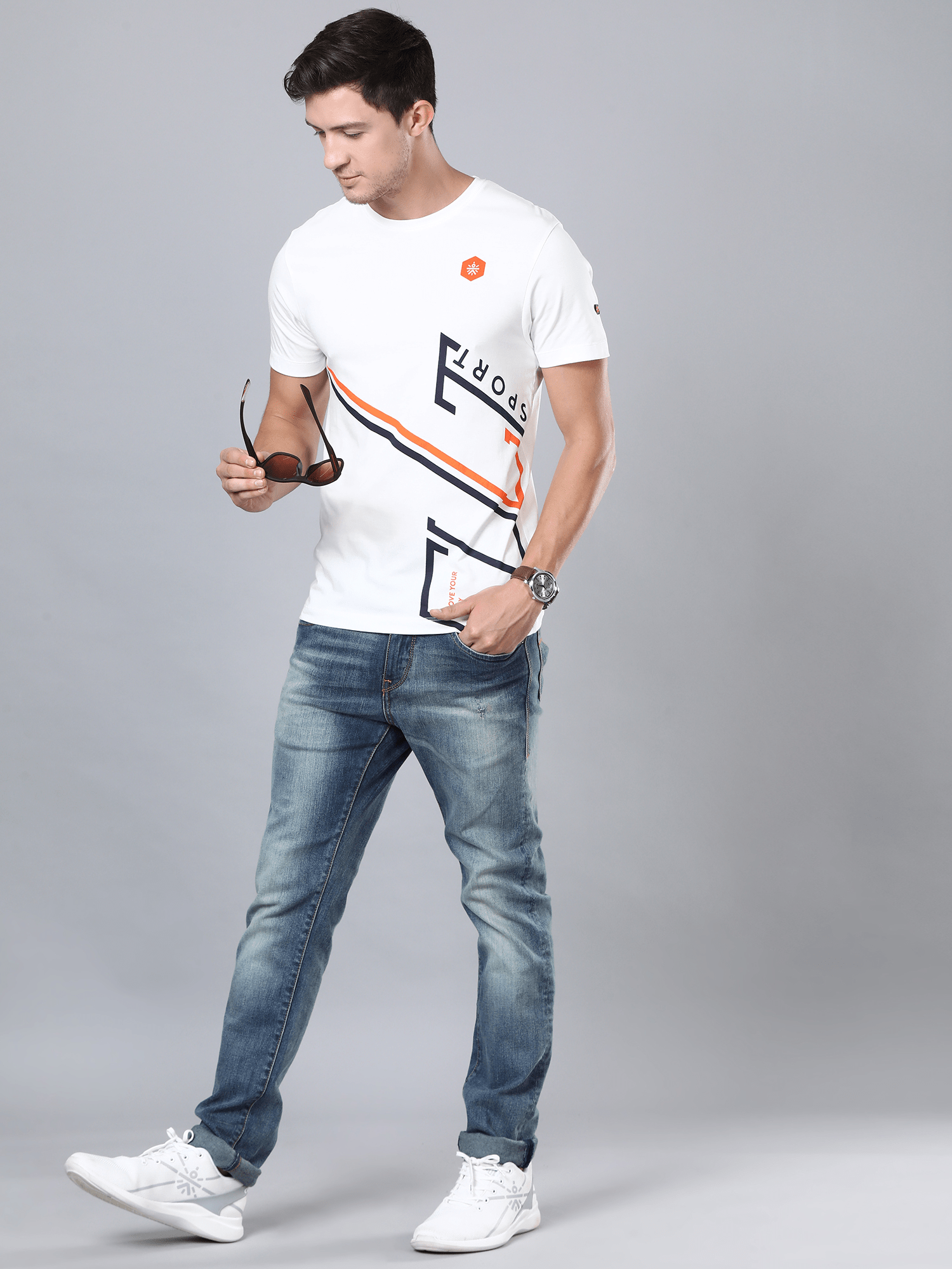 Everyday Iconic White Casual Tee