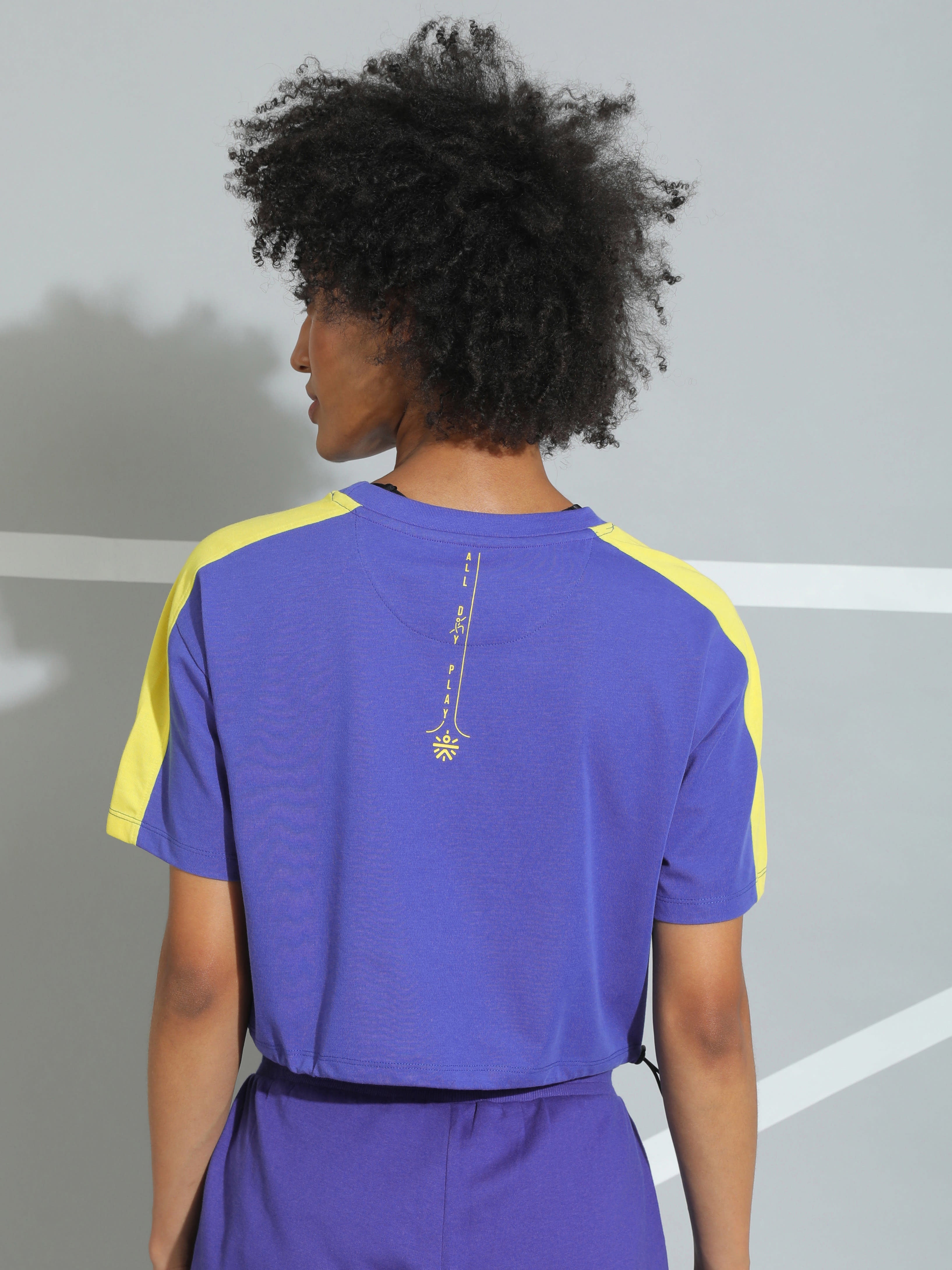 Colourblock Active Crop Top