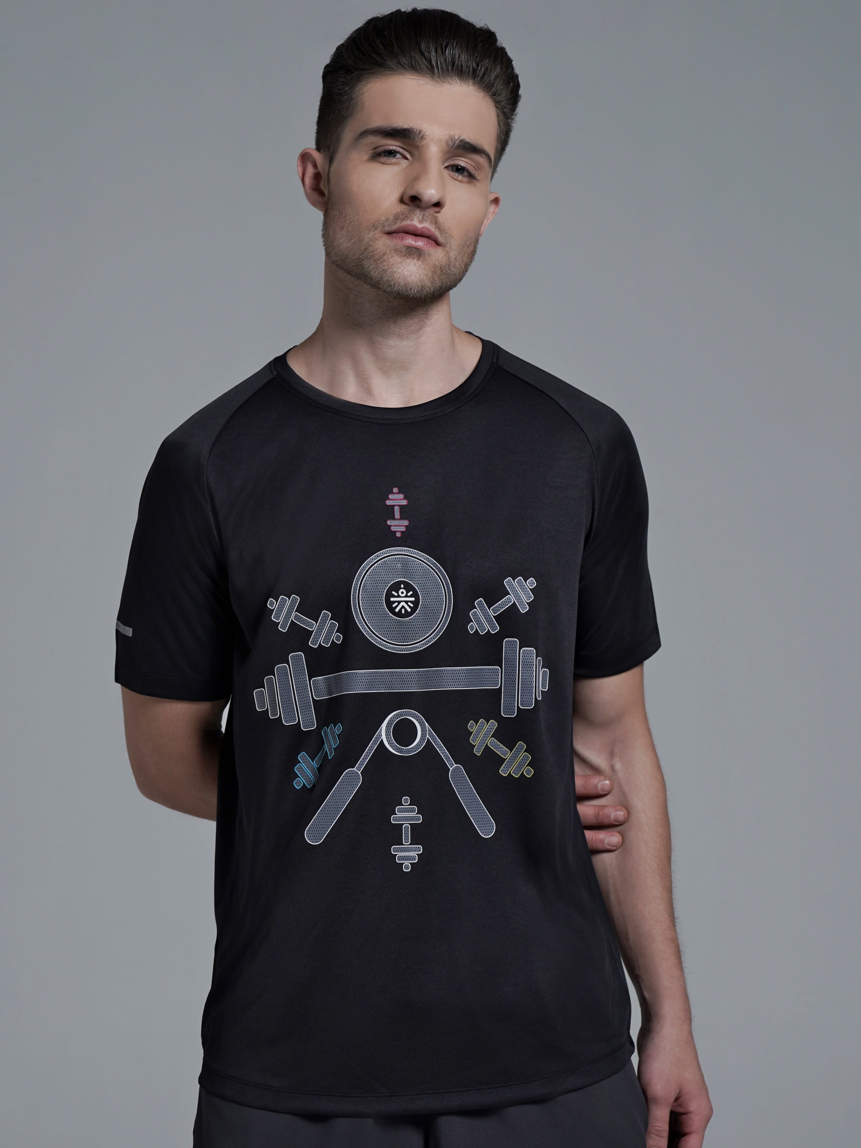 Men's Dumbbell Training T-shirt