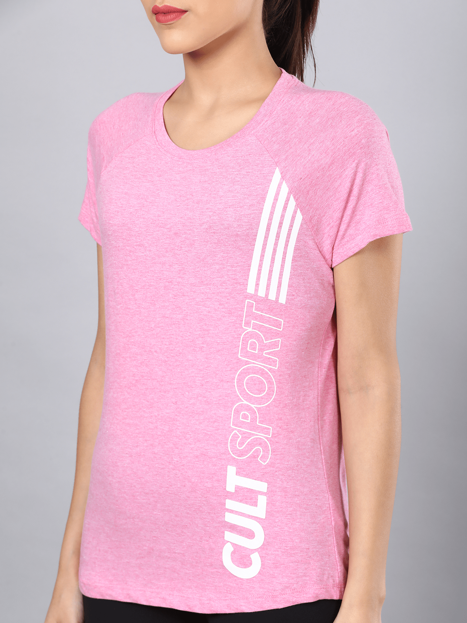 Vital Dash Pink Workout Tee