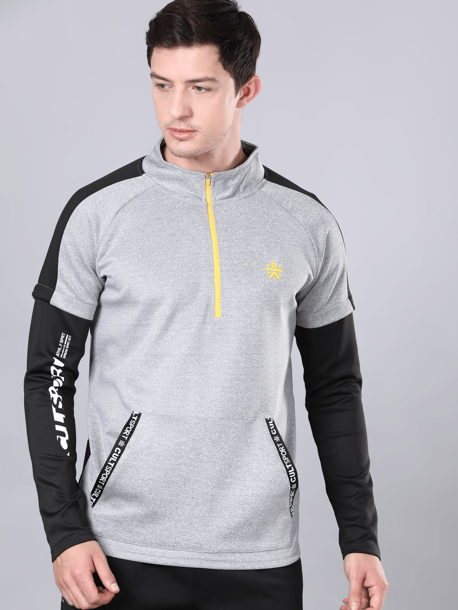 Blaze Grey Melange Sweatshirt