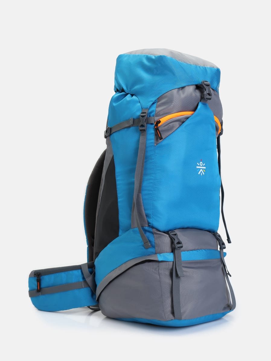 Travel Trekking Rucksack 75 L Blue