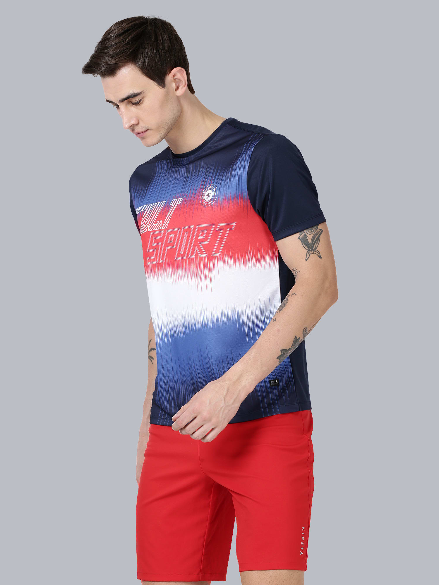 Dugout Flash Navy Running Tee