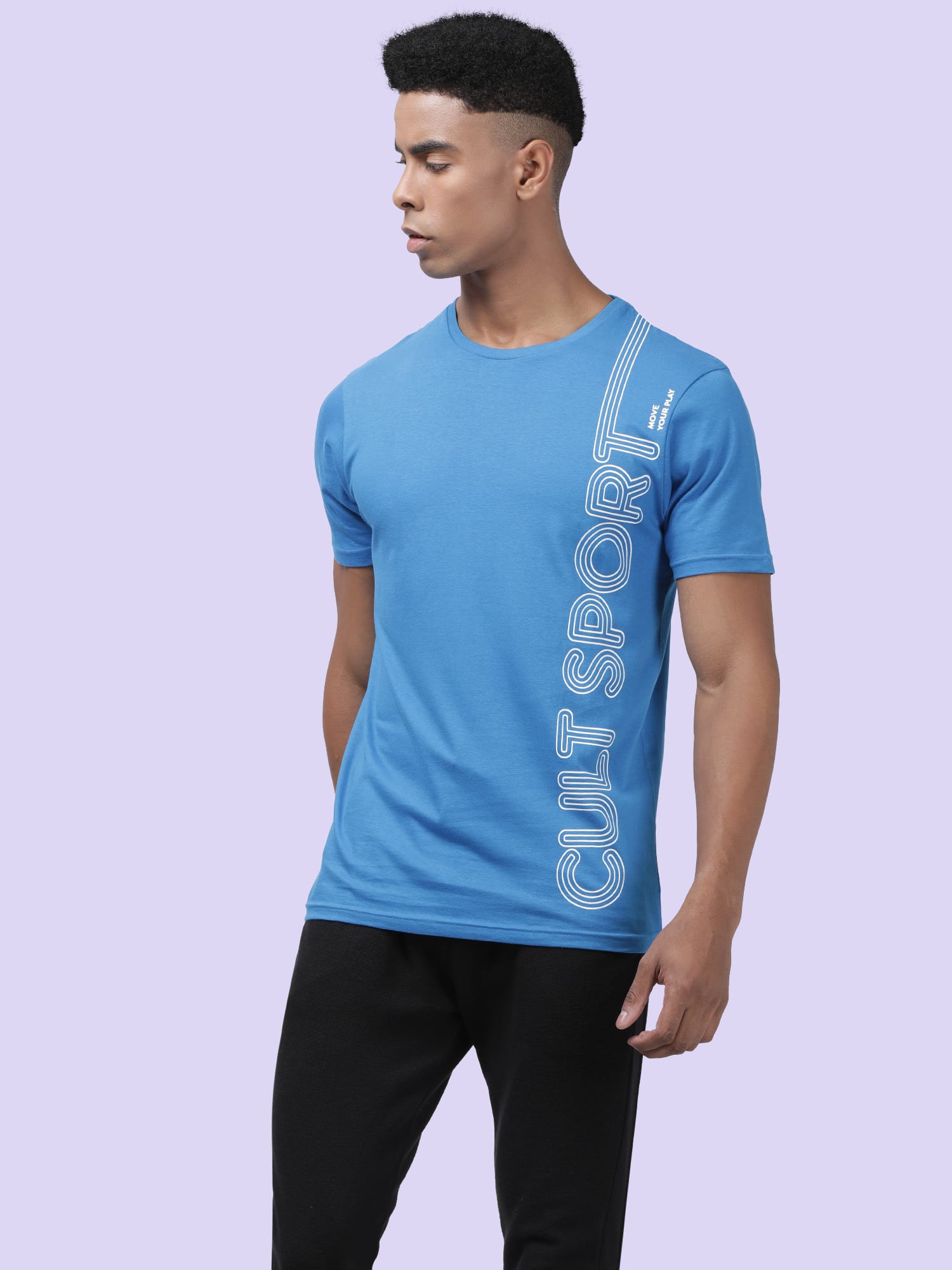 Everydays Lounge Bright Blue Cotton Tee