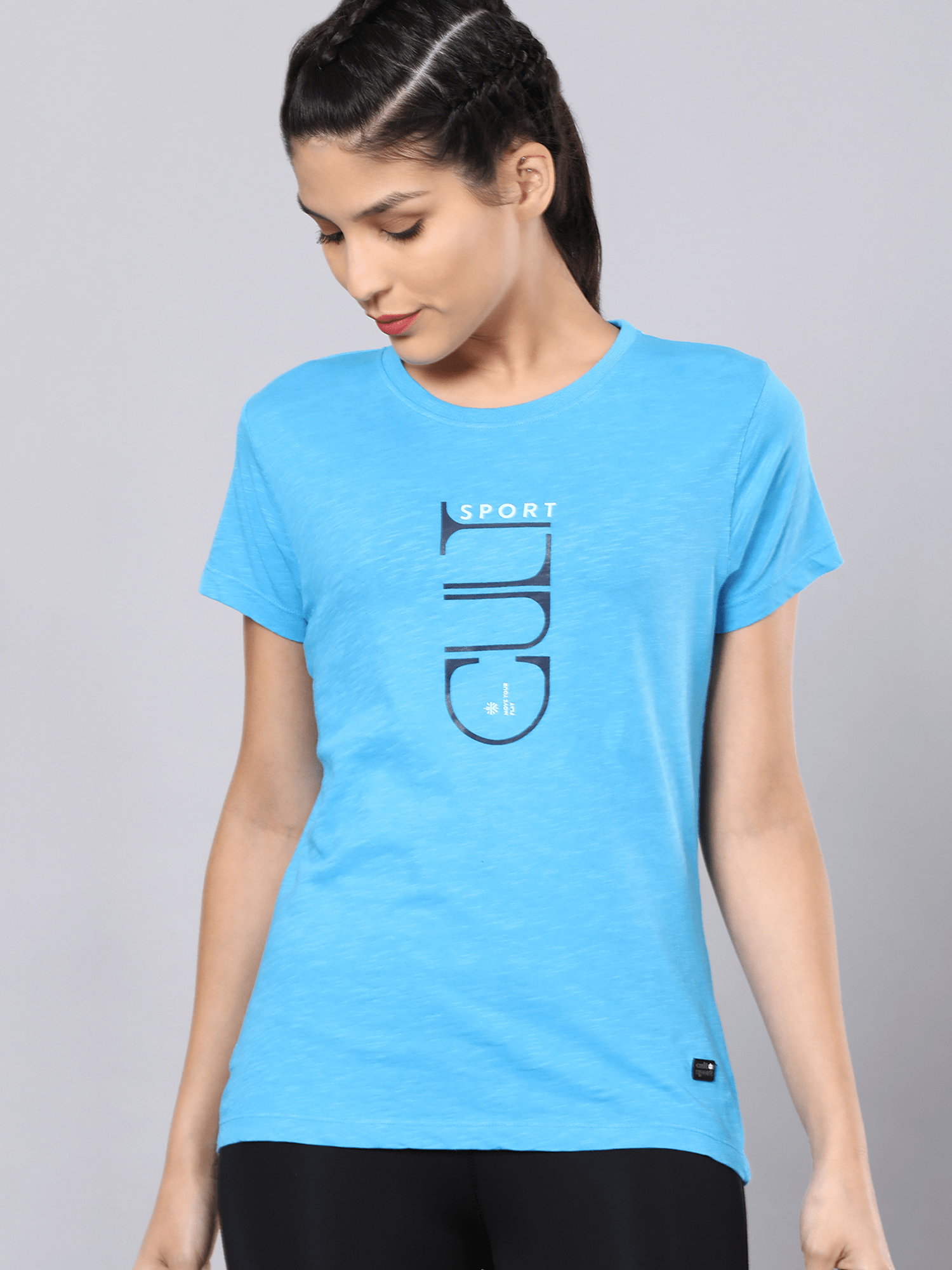 Everyday Graph Blue Casual Tee