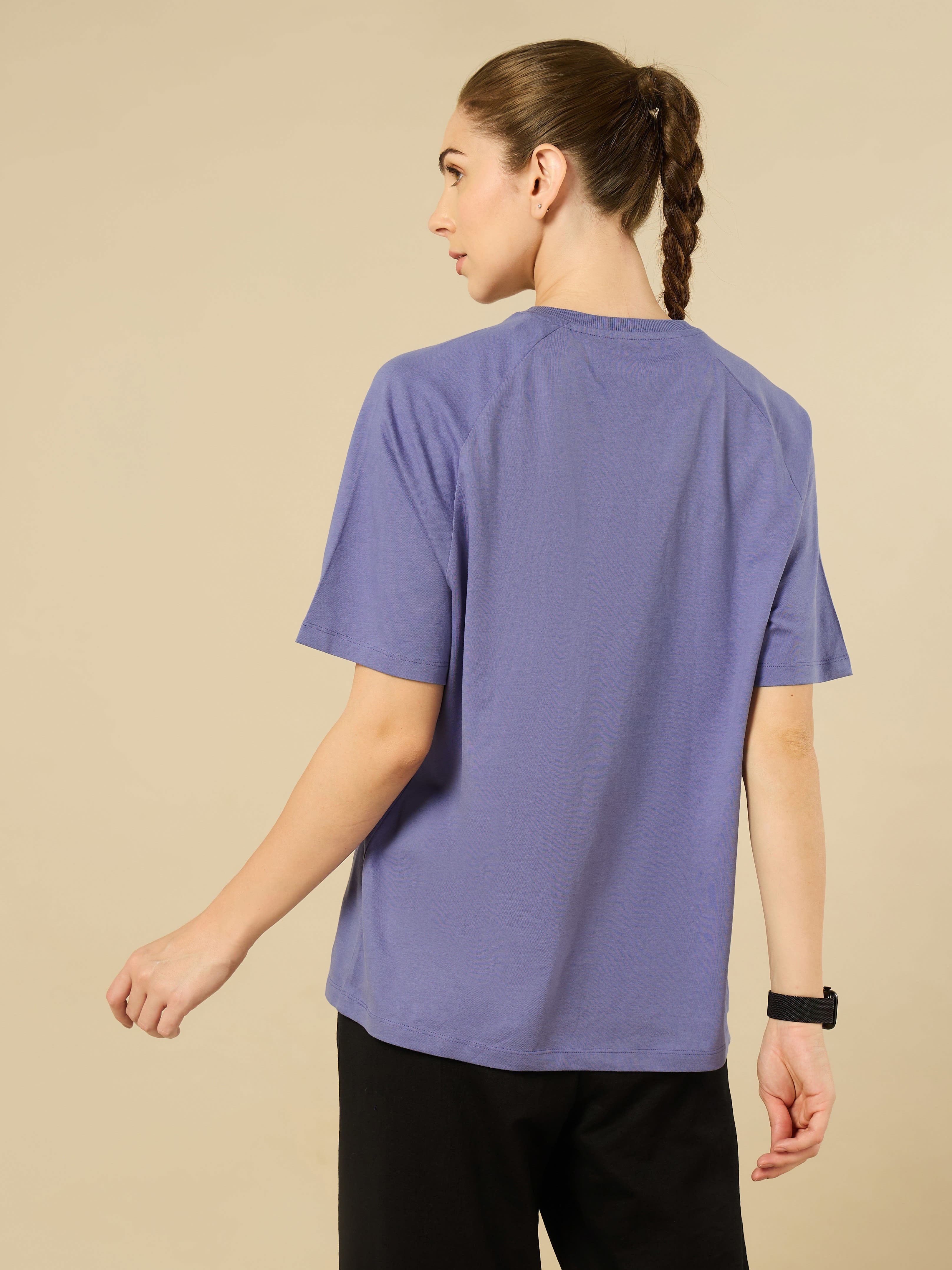 Purple Optimist Printed T-shirt