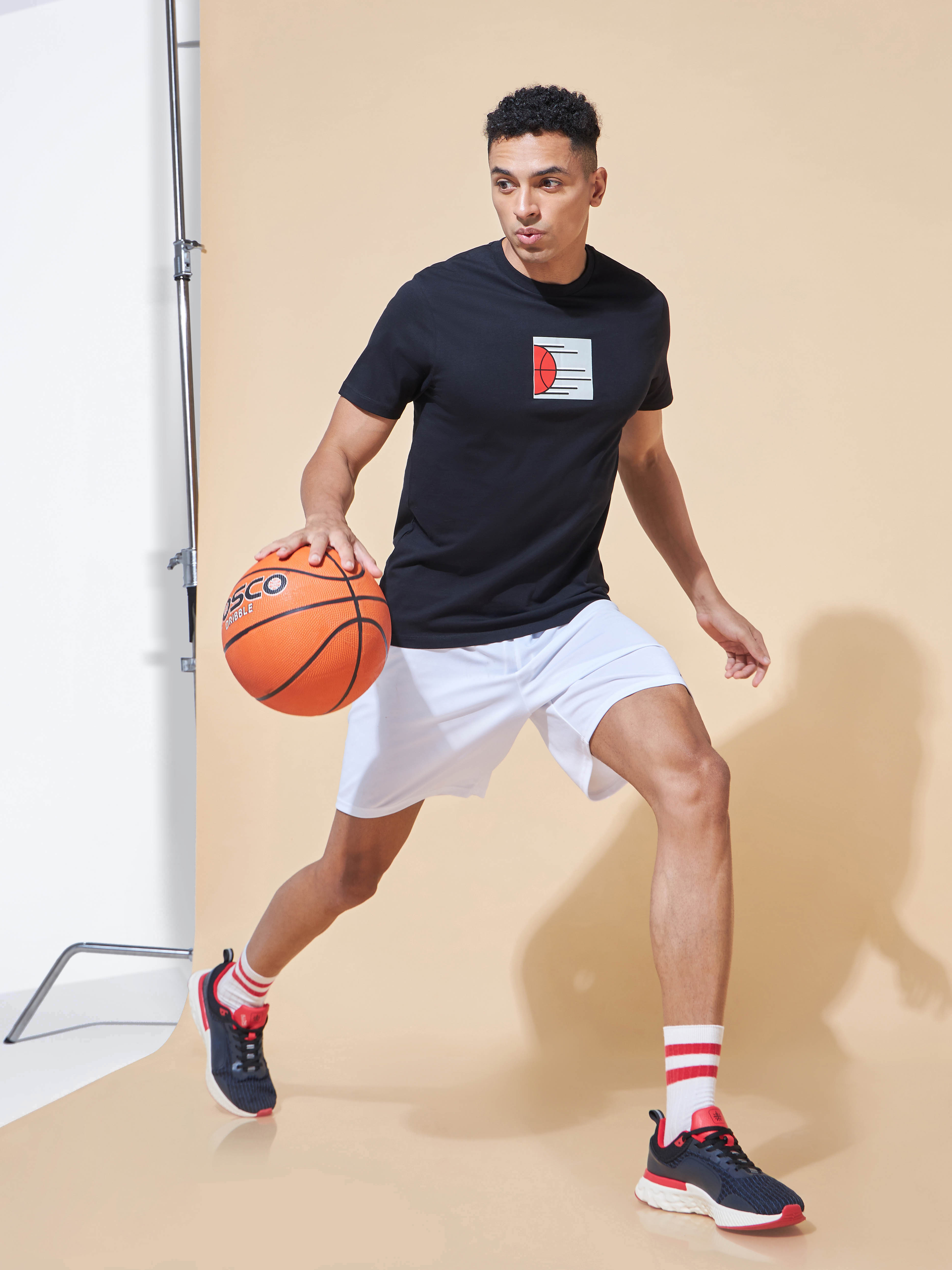 Play Basketball Digital Print T-shirt