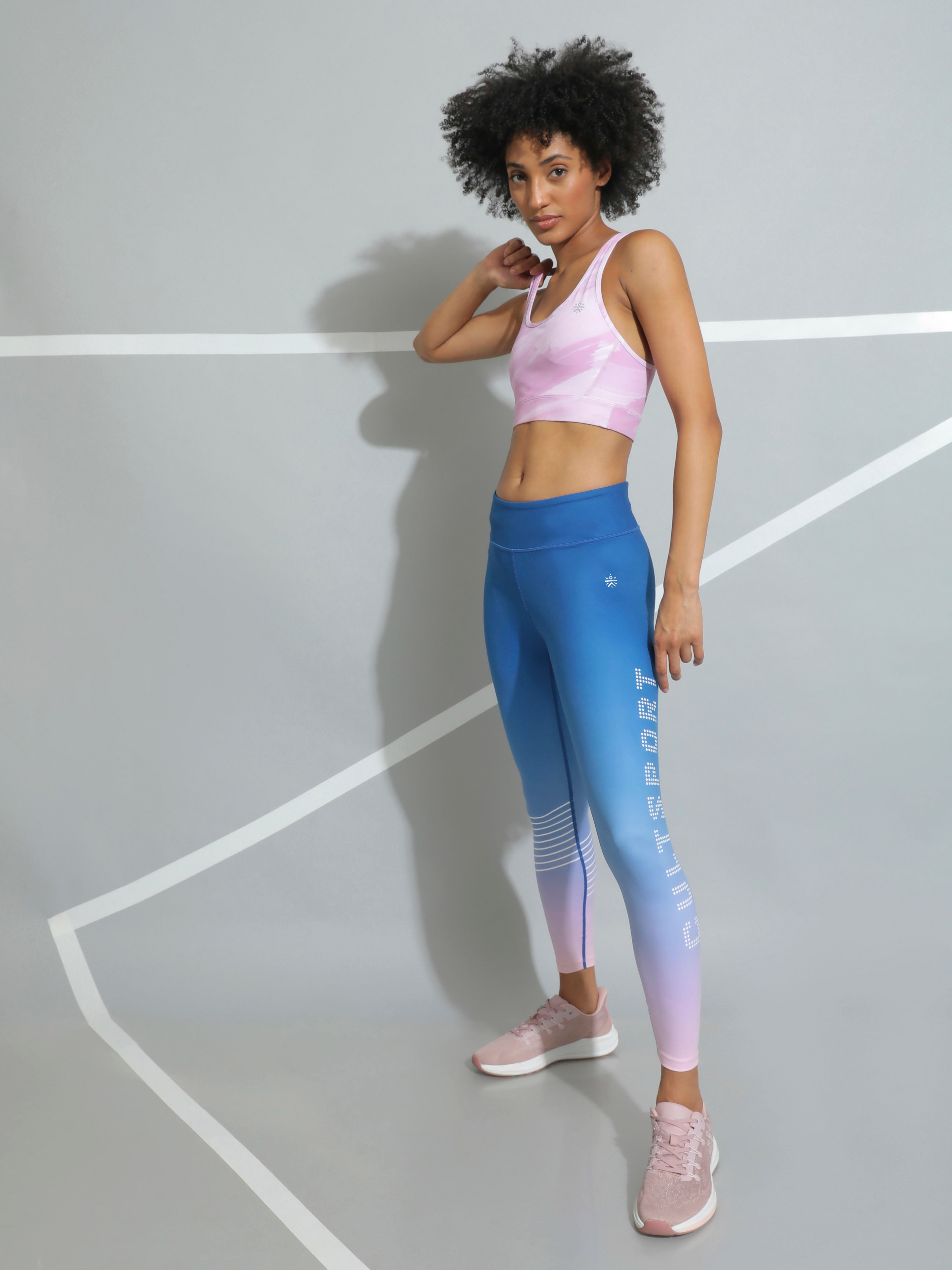 AbsoluteFit Ombre Print Performance Tights
