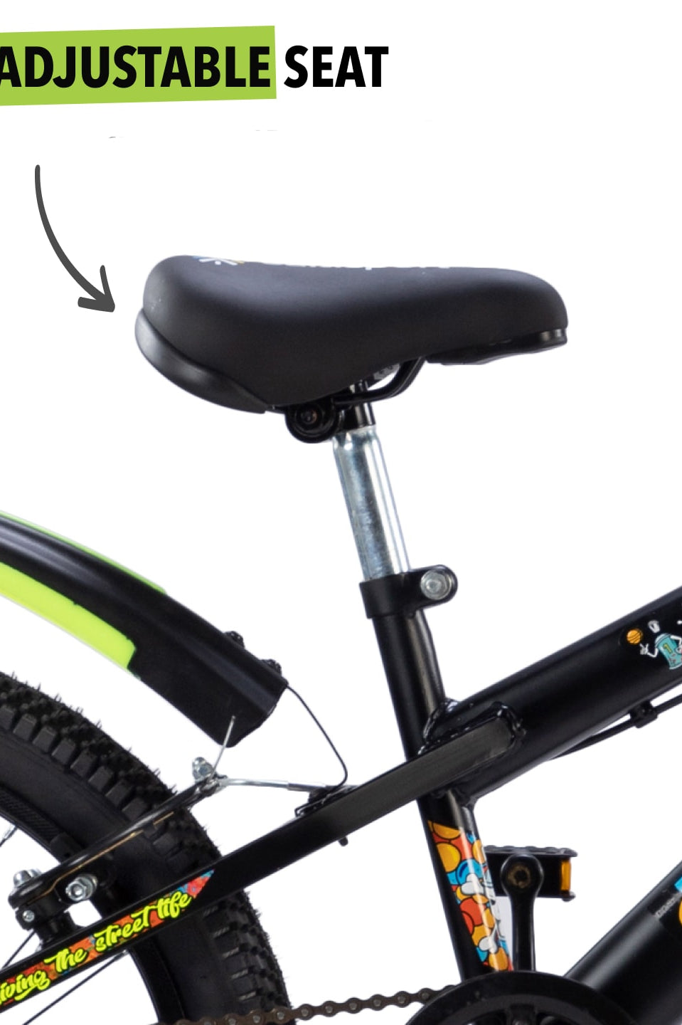 Skater 20T Steel Frame Kids Bike Black