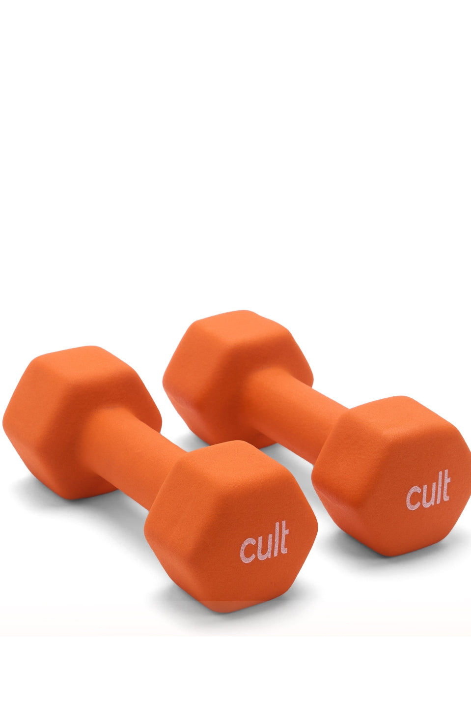 Cult 3KGx2 Neoprene Dumbbells For Home & Gym Exercises (Orange)