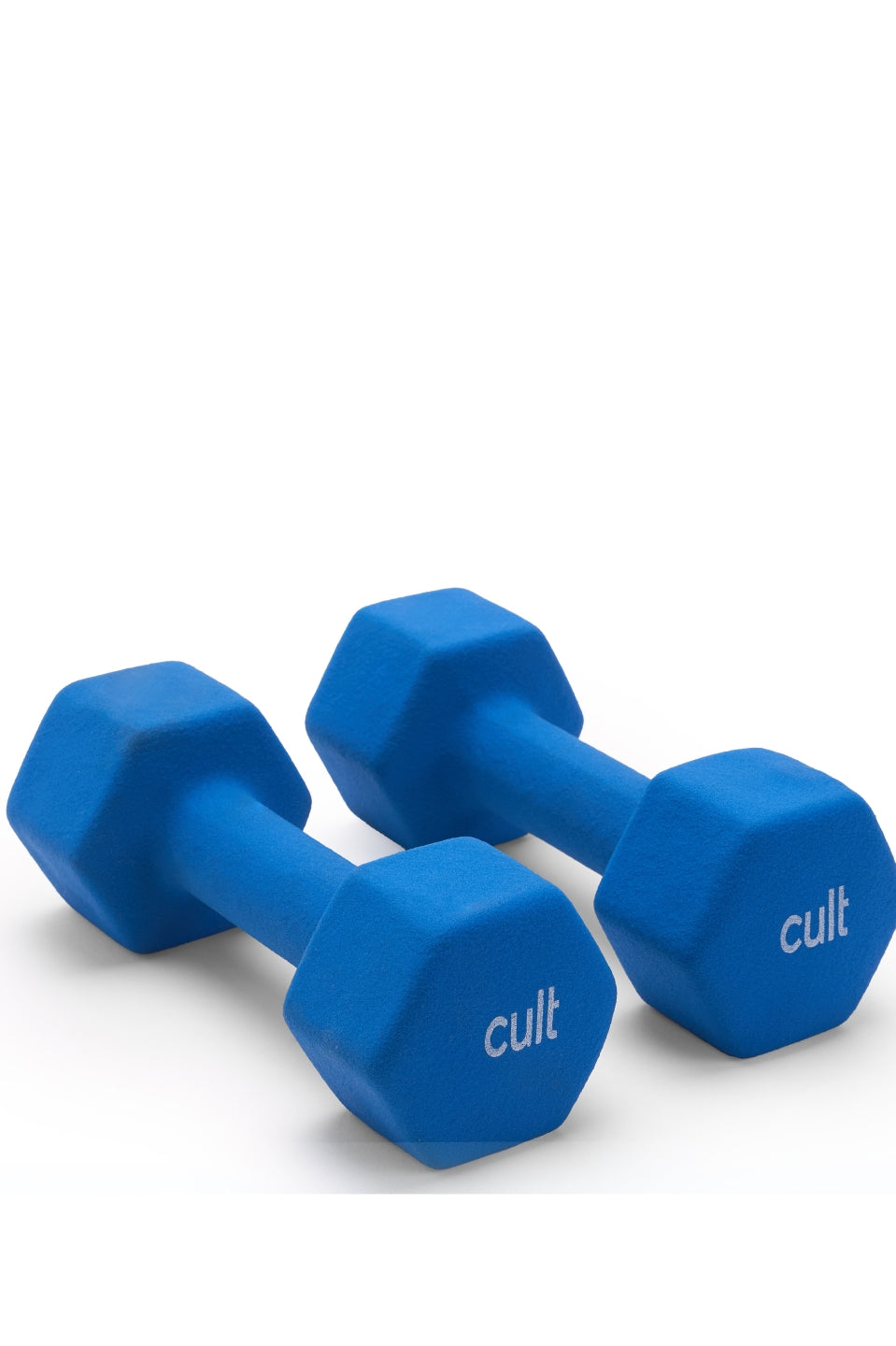 Cult 5KGx2 Neoprene Dumbbells For Home & Gym Exercises (Blue)