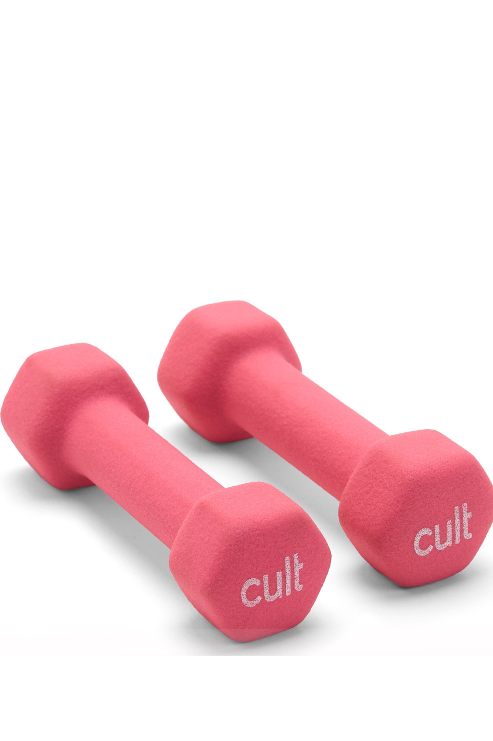 Cult 1KGx2 Neoprene Dumbbells For Home & Gym Exercises (Pink)