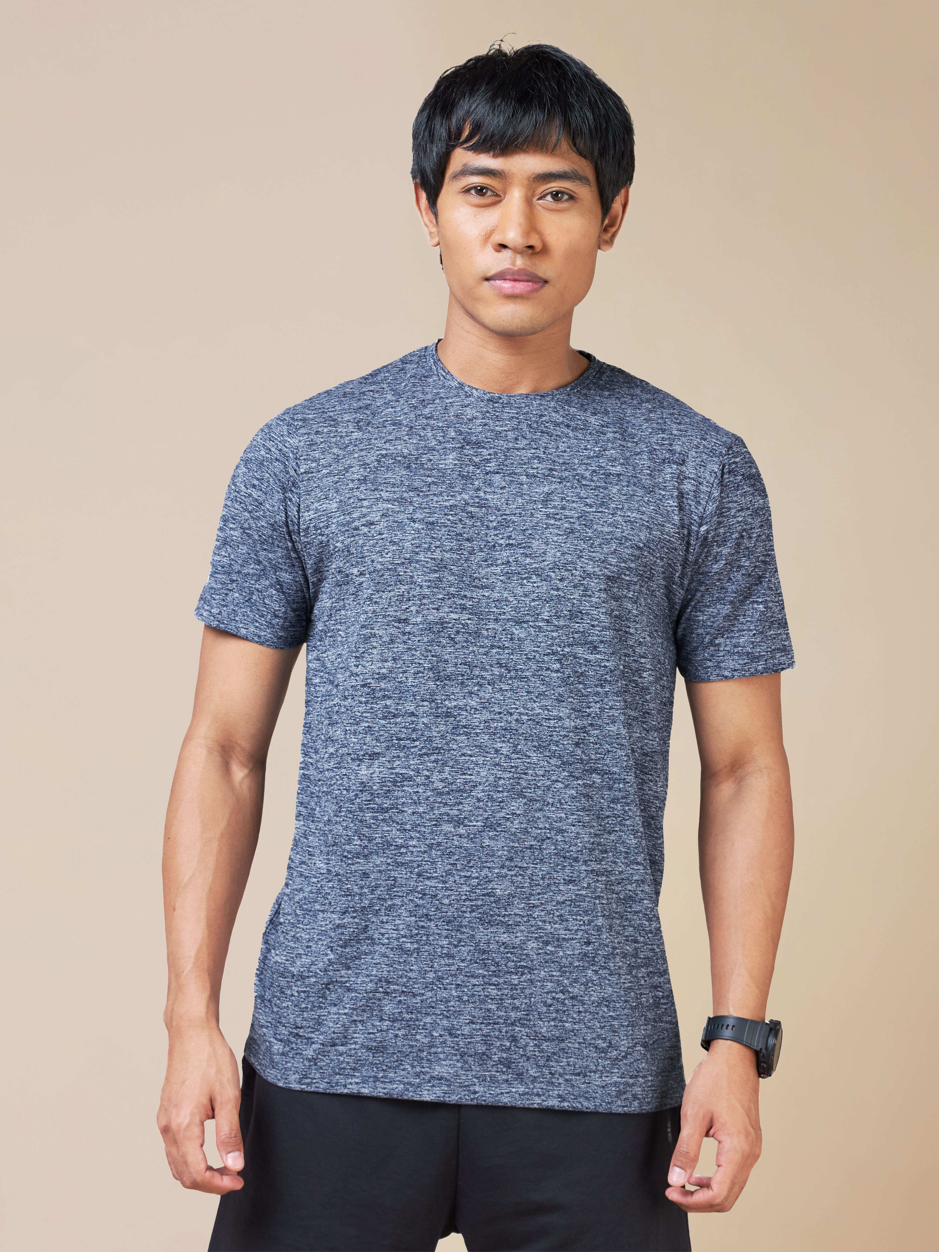 Men's All Day Workout Navy Comfortech T-shirt