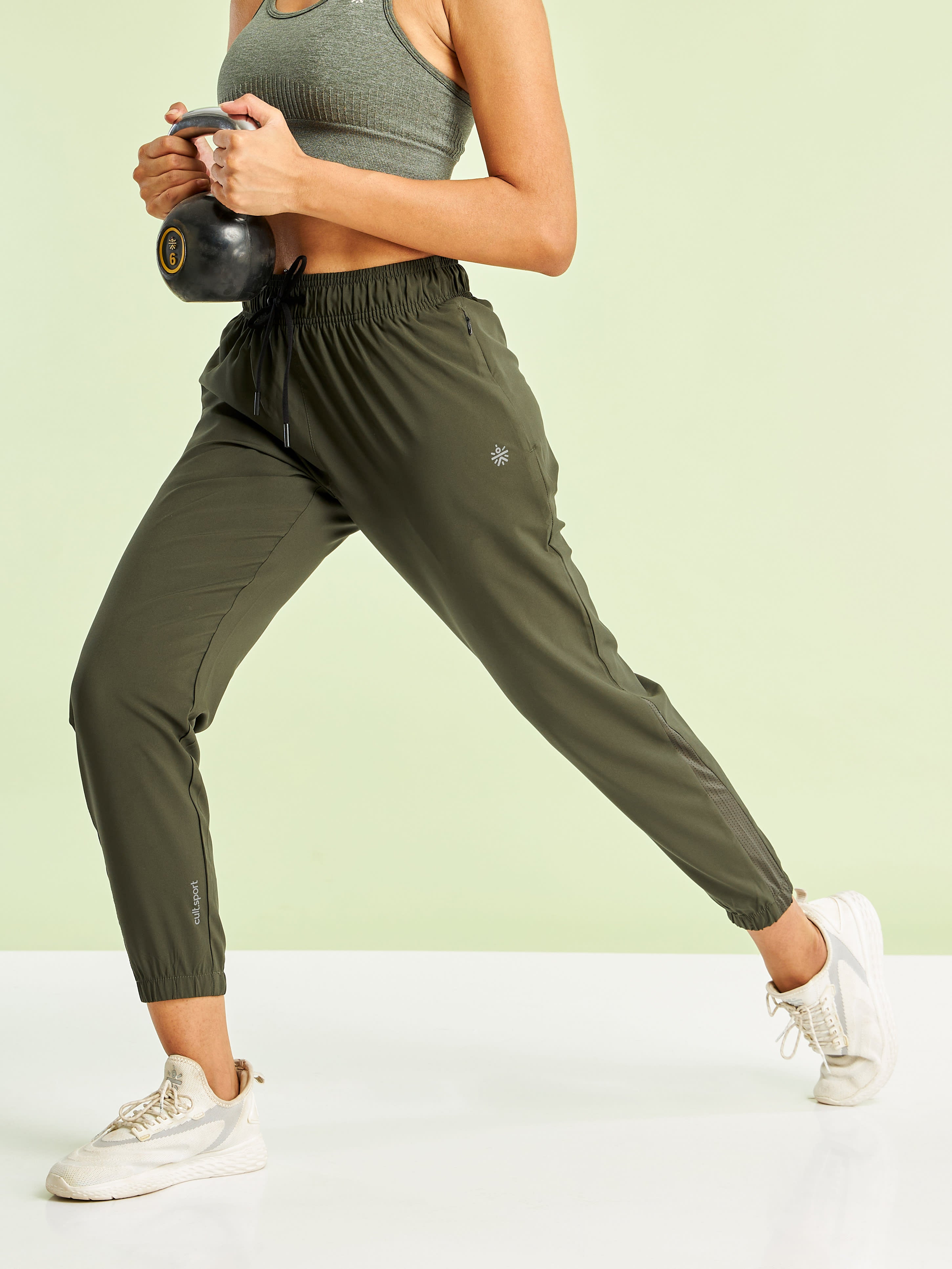 Slim Fit Running Joggers with Drawcord