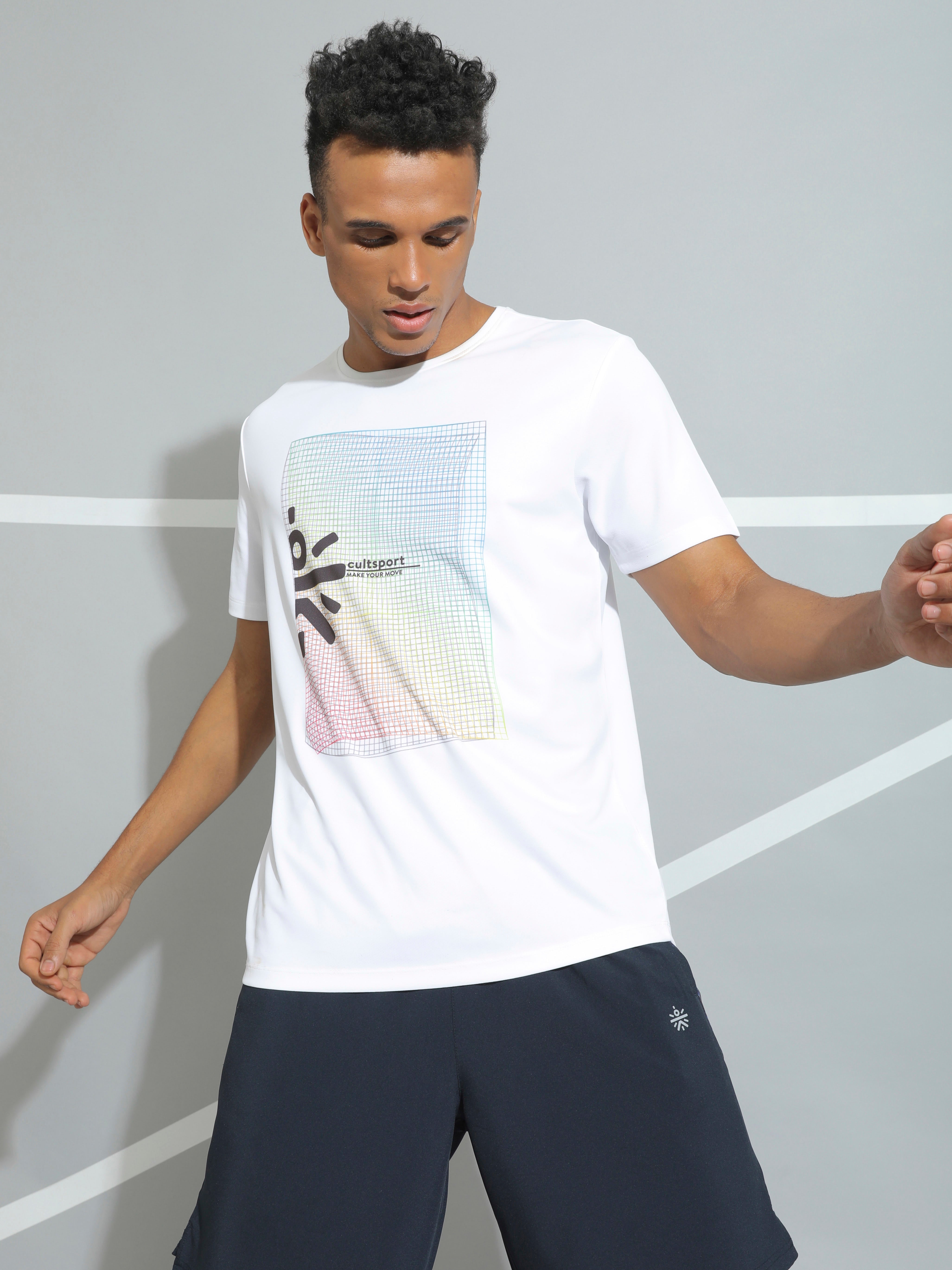 Pixel Graphic Active T-shirt