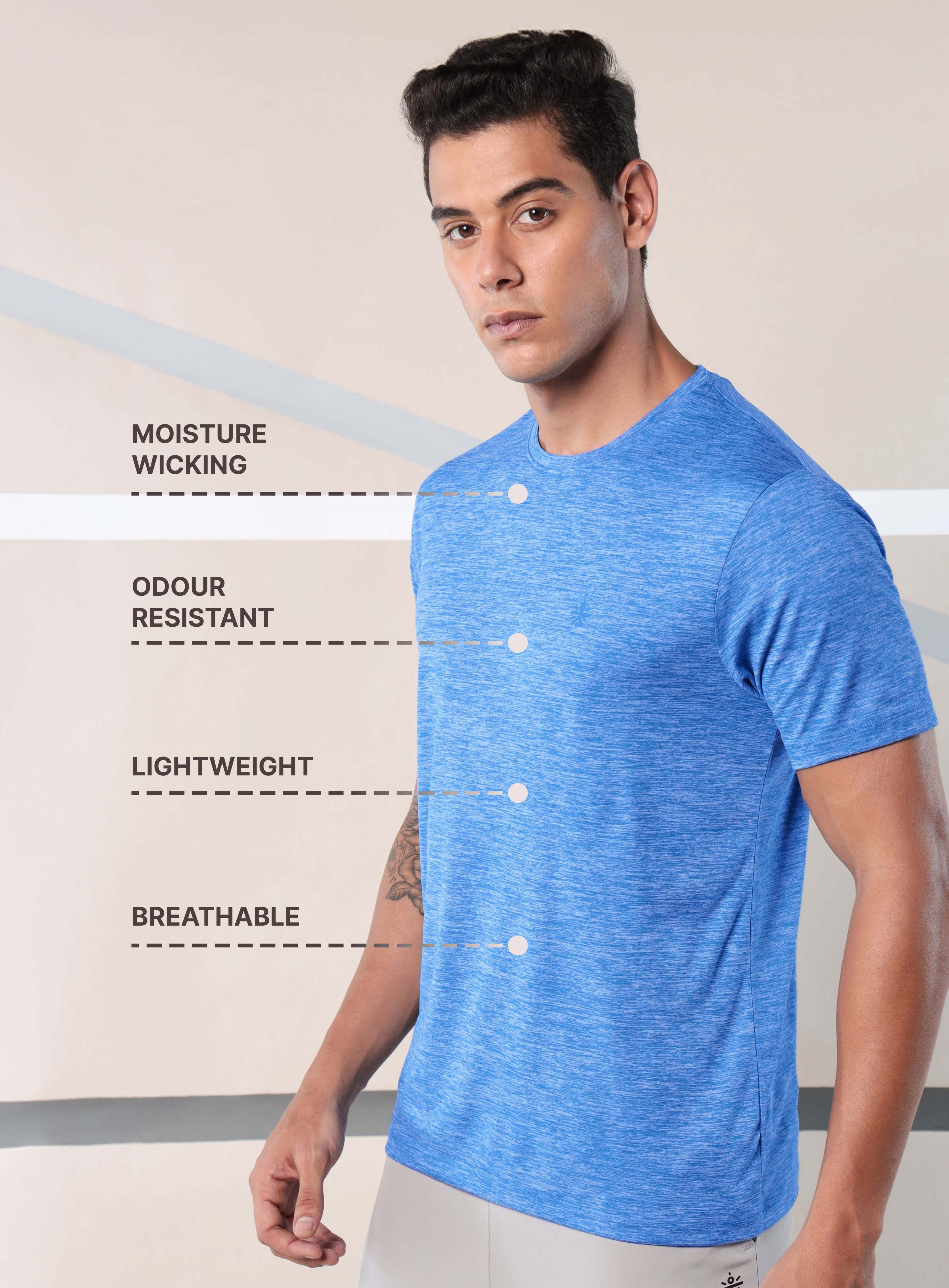 Men's Train All Day Royal Blue Comfortech T-shirt