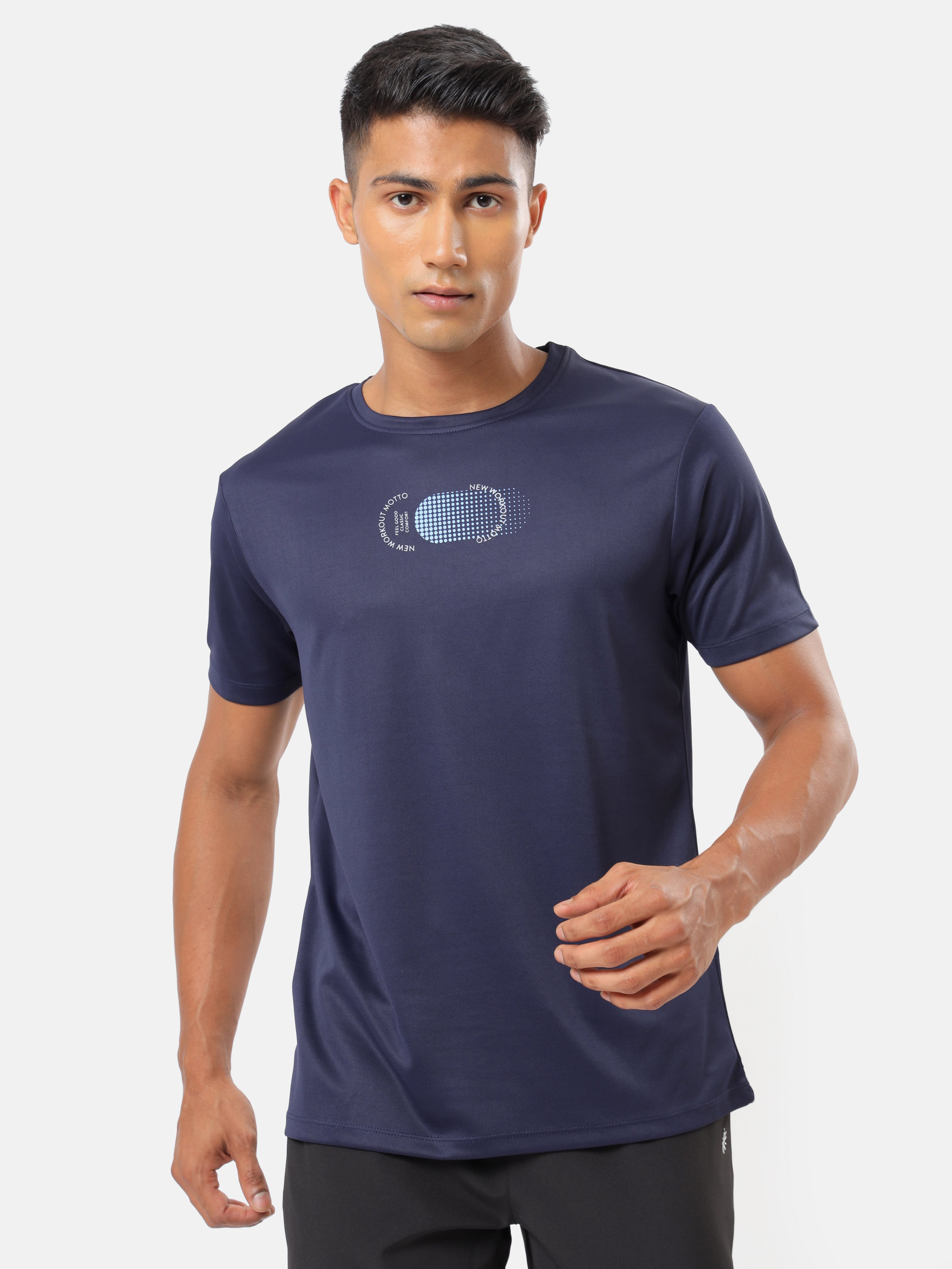 Active T-shirt with Placement Graphic Pack of 2